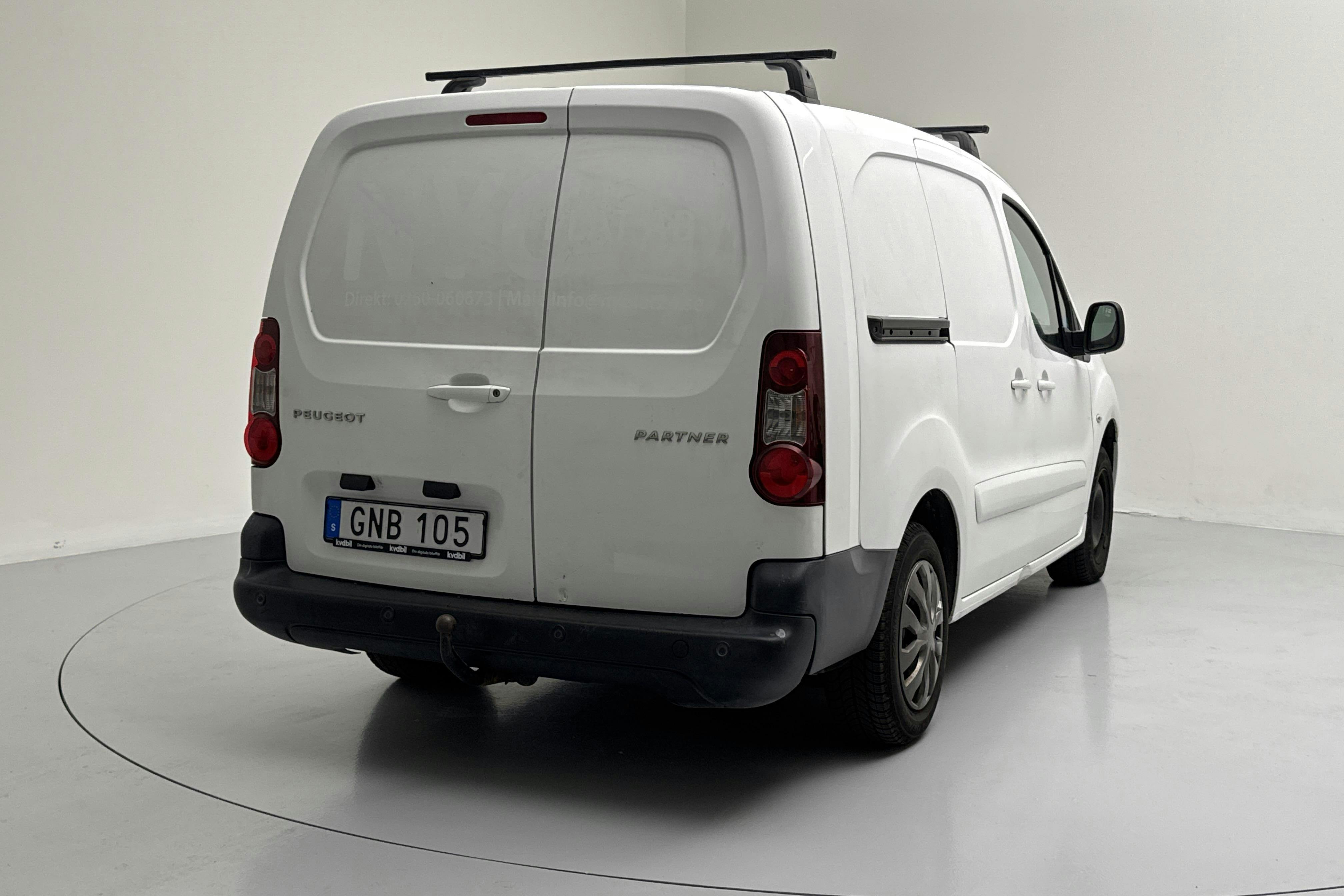 Peugeot Partner 1.6 BlueHDI Skåp (100hk) - 11 803 mil - Manuell - vit - 2017