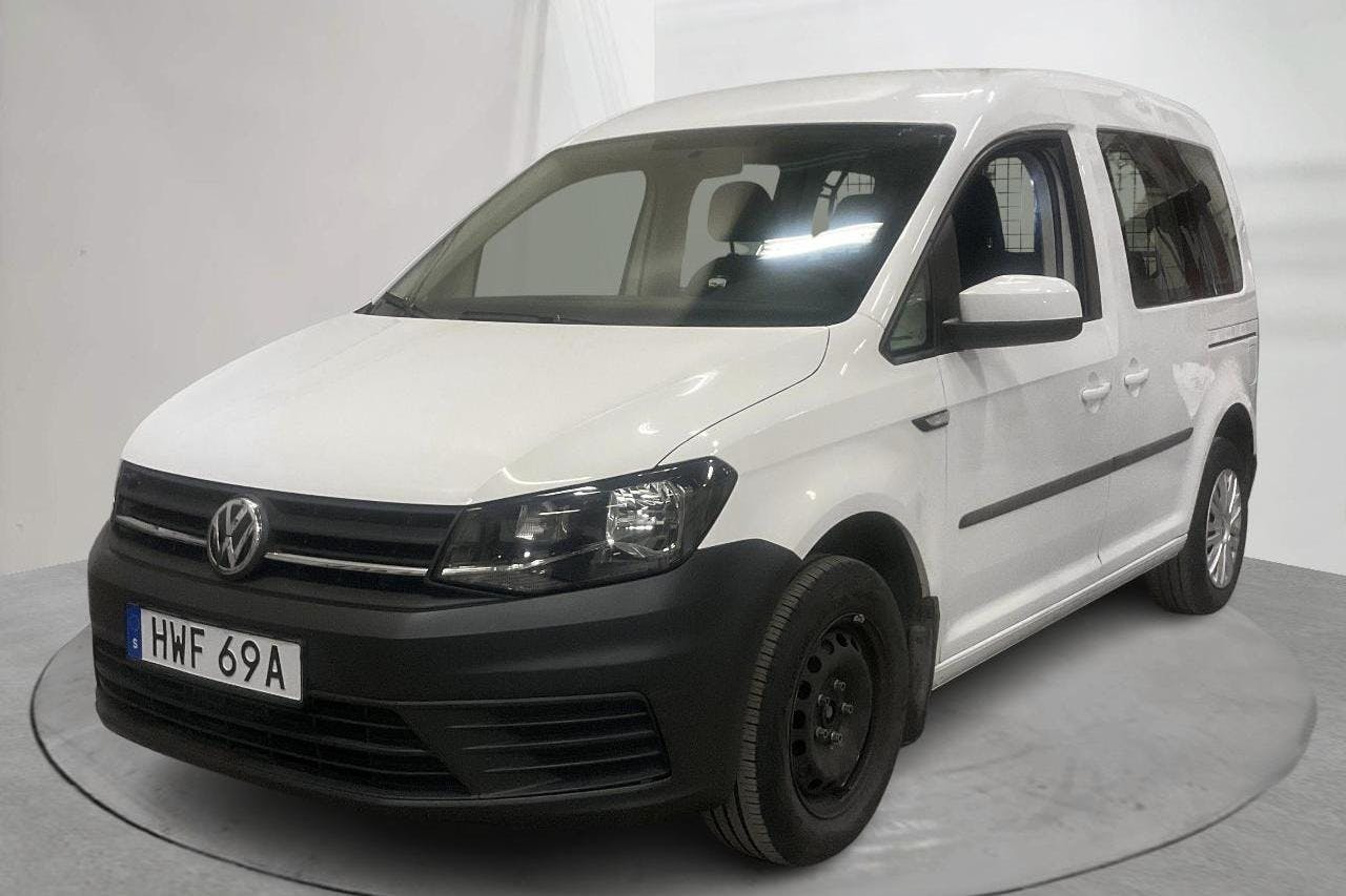 VW Caddy 2.0 TDI Skåp (102hk) - 56 730 km - Manualna - biały - 2020