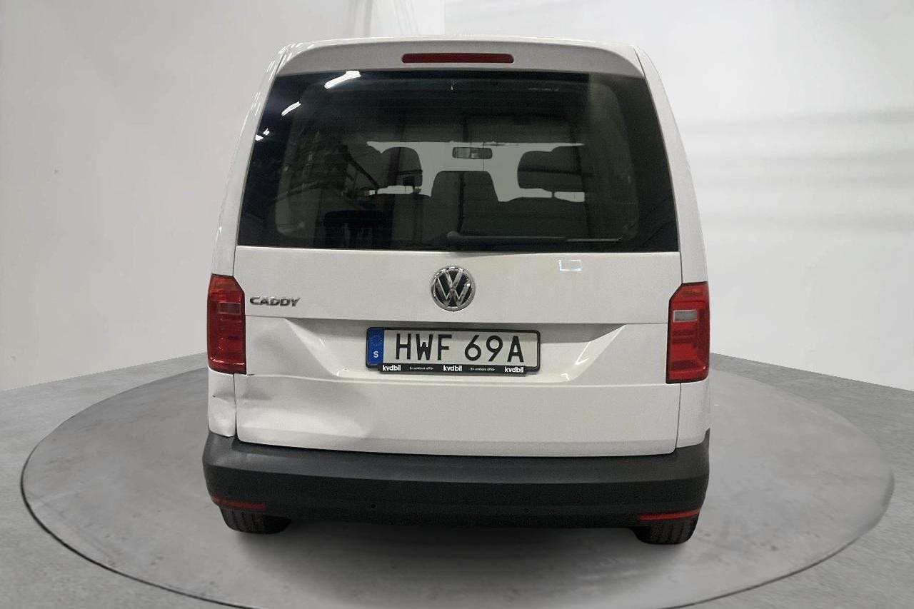 VW Caddy 2.0 TDI Skåp (102hk) - 5 673 mil - Manuell - vit - 2020