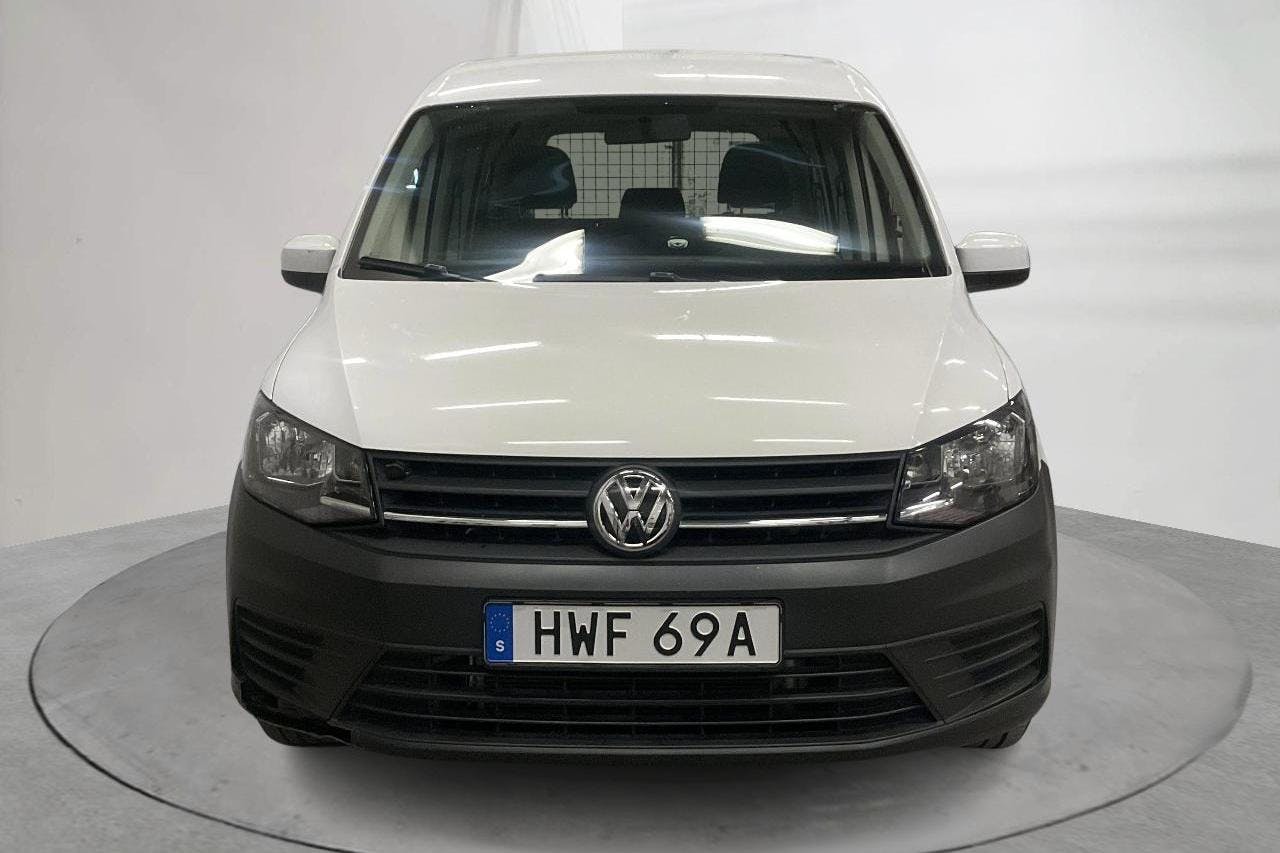 VW Caddy 2.0 TDI Skåp (102hk) - 5 673 mil - Manuell - vit - 2020