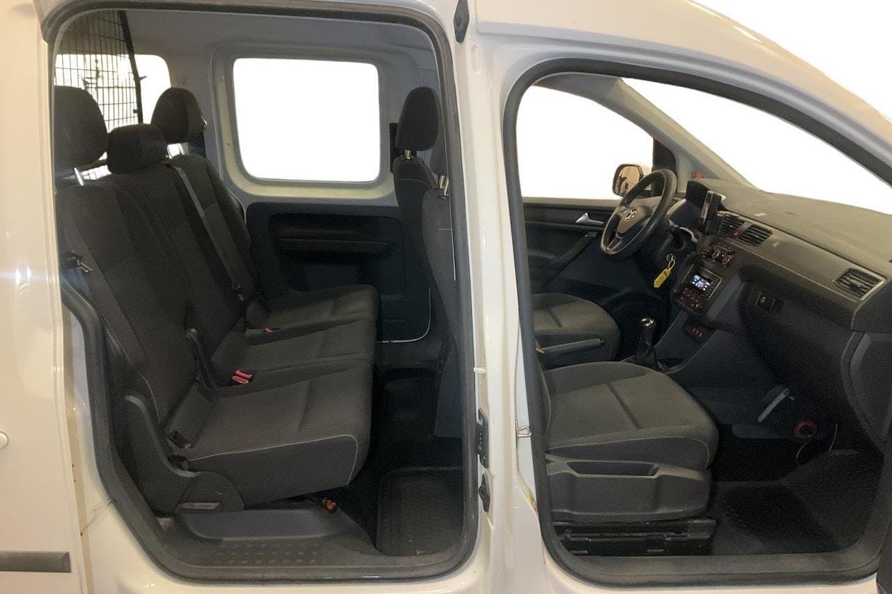 VW Caddy 2.0 TDI Skåp (102hk) - 5 673 mil - Manuell - vit - 2020