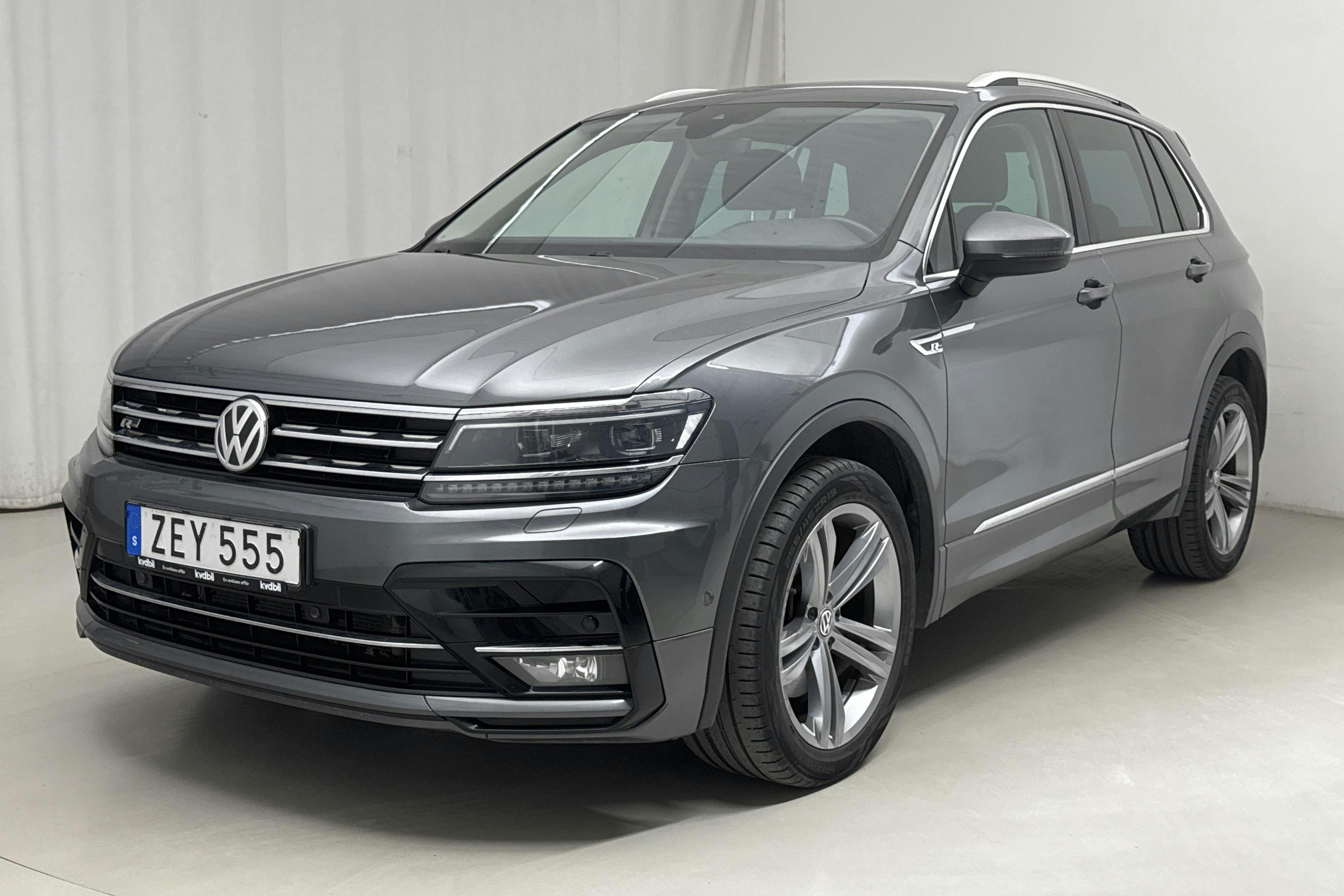VW Tiguan 2.0 TDI 4MOTION (190hk) - 18 862 mil - Automat - silver - 2018