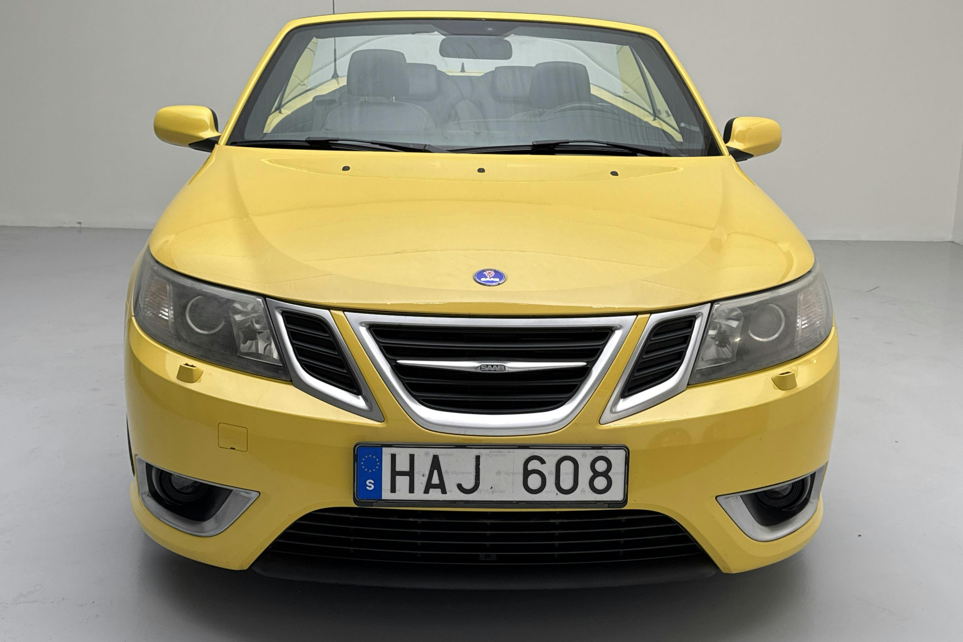Saab 9-3 2.8T V6 Aero Cabriolet  (255hk) - 21 696 mil - Manuell - gul - 2008