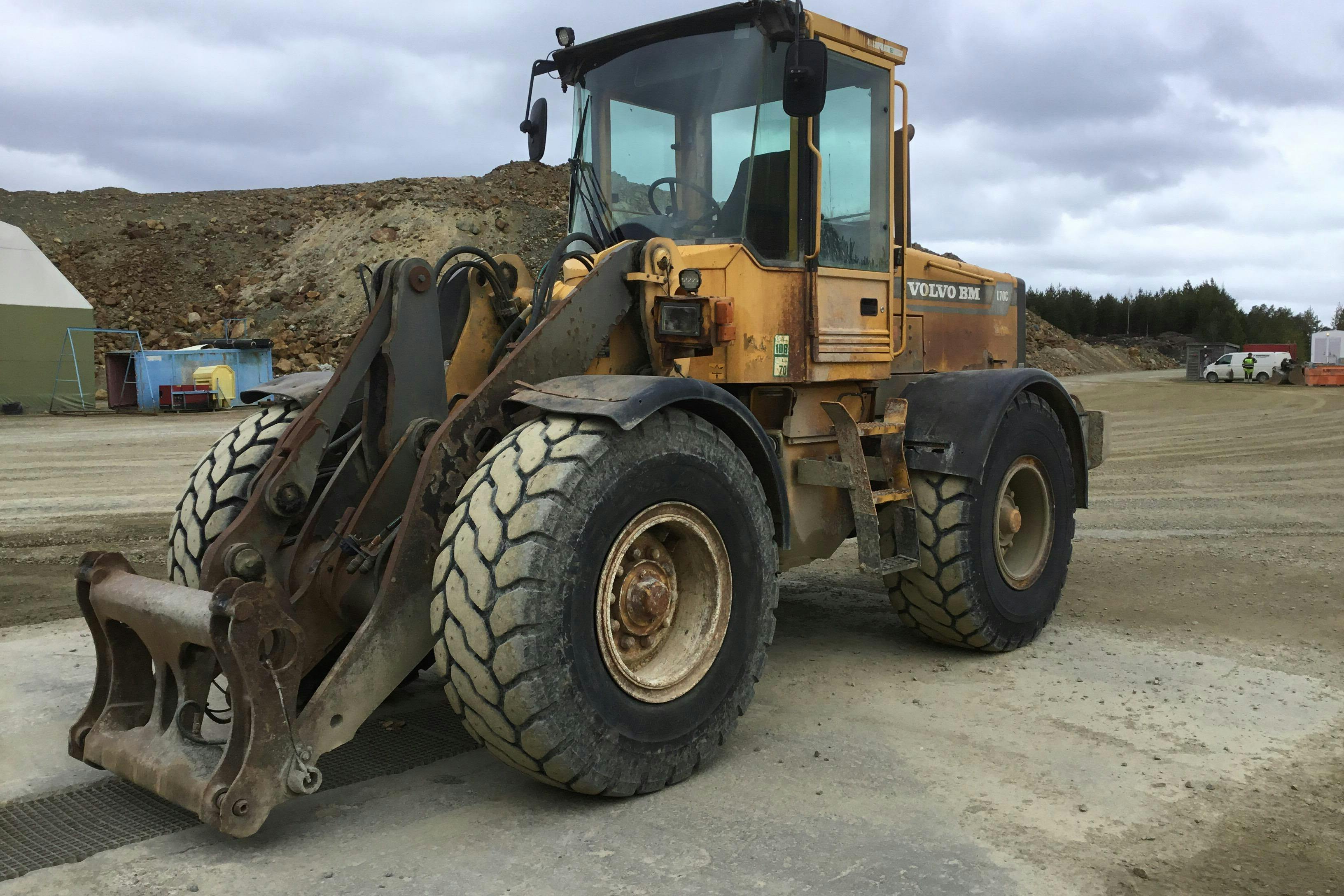 VOLVO BM 70C, hjullastare -  - Automat - gul - 1996