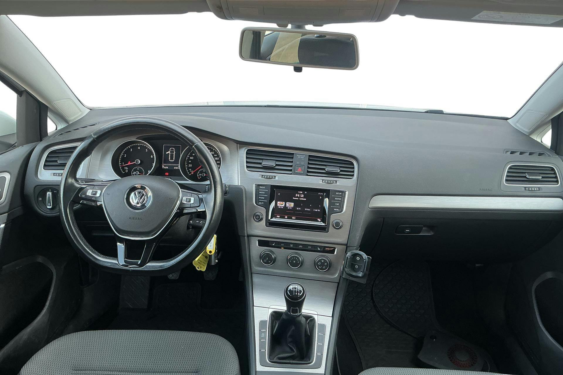 VW Golf VII 1.4 TGI BlueMotion Sportscombi (110hk) - 77 480 km - Käsitsi - valge - 2015