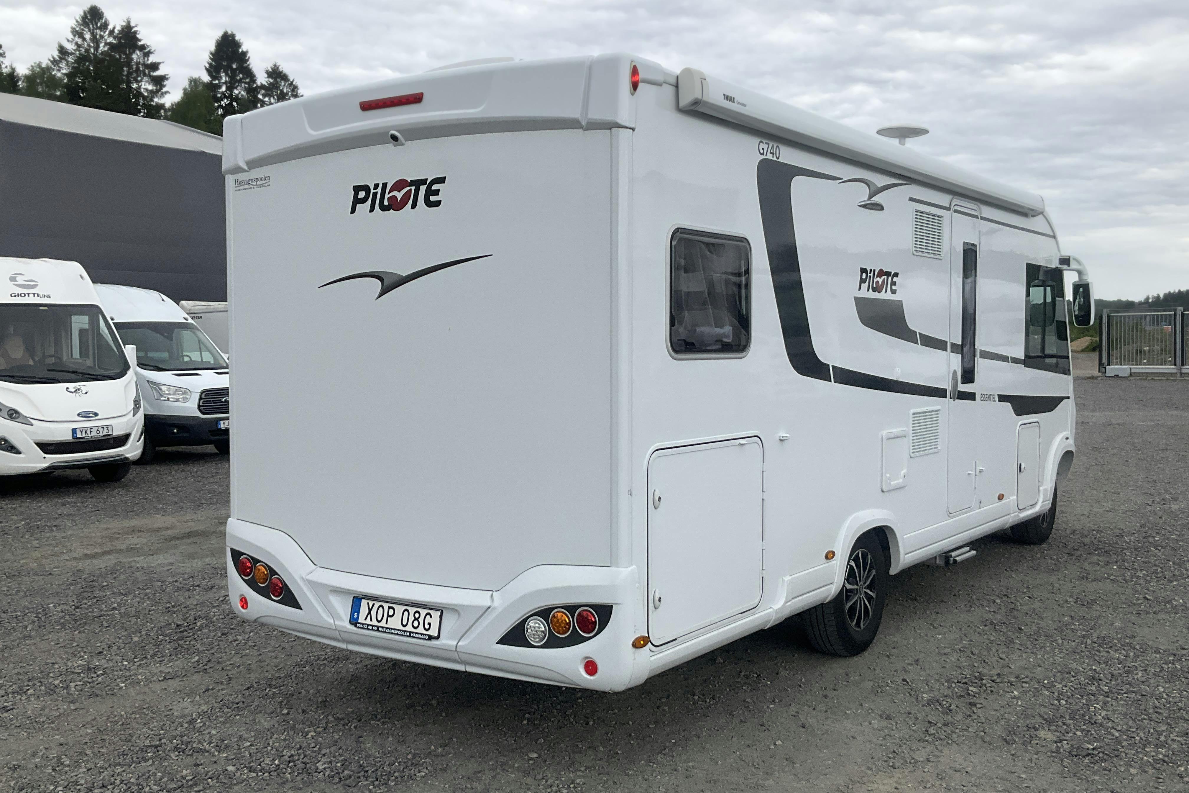 FIAT PiLOTE G740GJ Husbil - 2 040 mil - Automat - vit - 2019