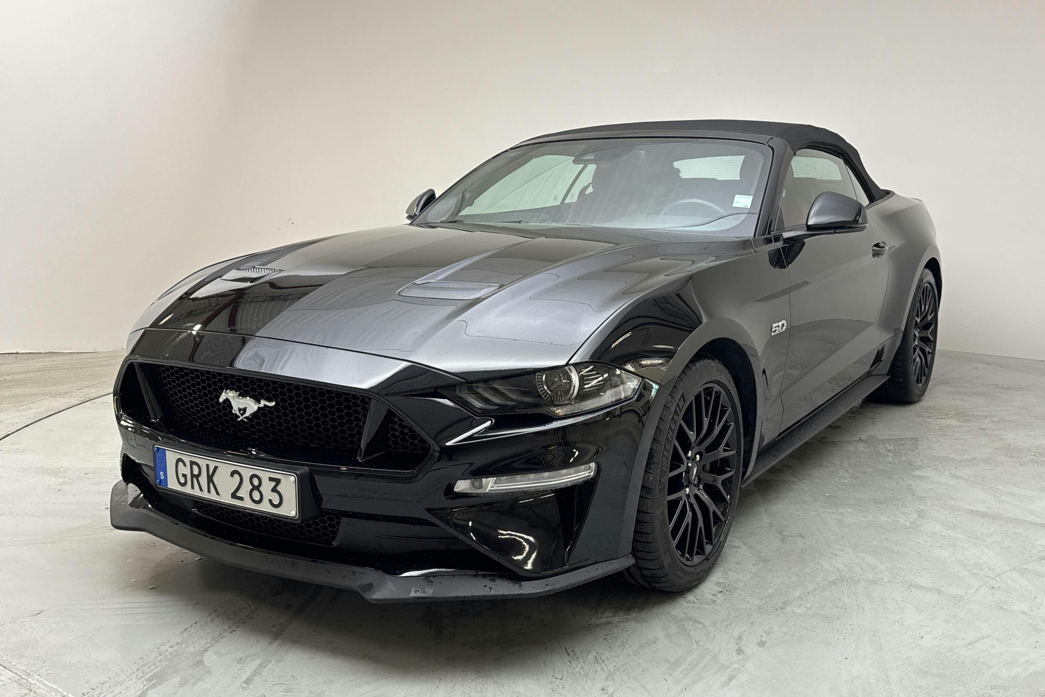 Ford Mustang GT V8 Convertible (450hk) - 4 920 mil - Automat - svart - 2018