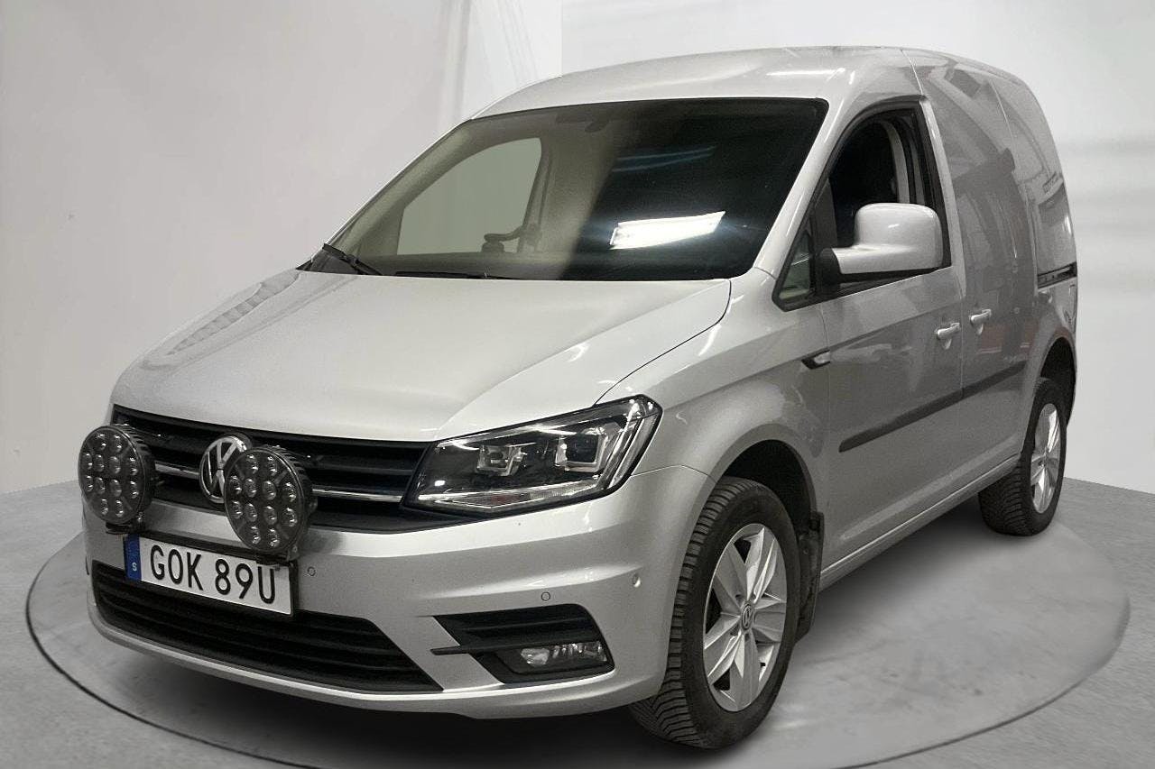 VW Caddy 2.0 TDI Skåp 4MOTION (150hk) - 11 672 mil - Automat - silver - 2020