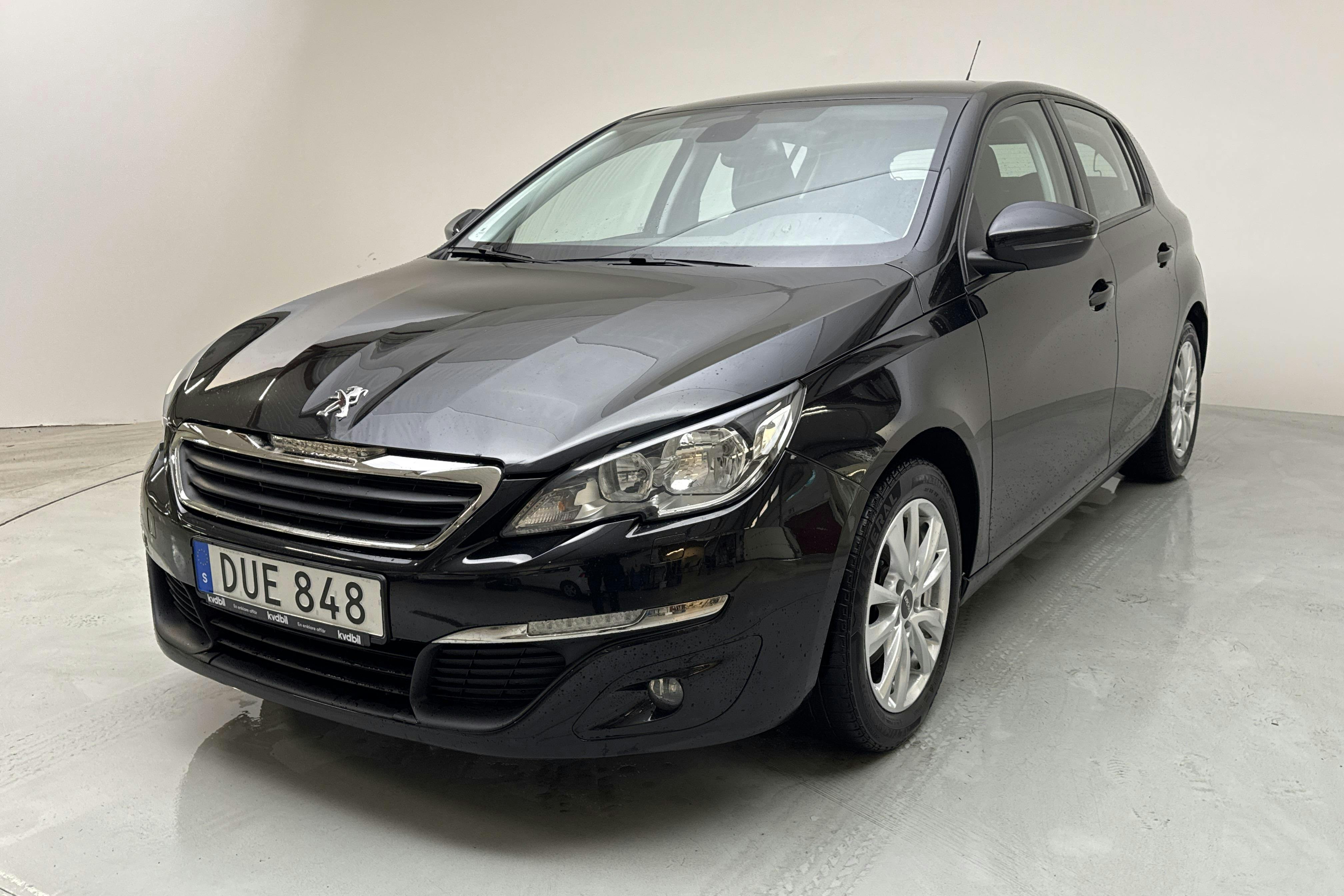 Peugeot 308 PureTech 5dr (130hk) - 122 050 km - Automatic - black - 2015