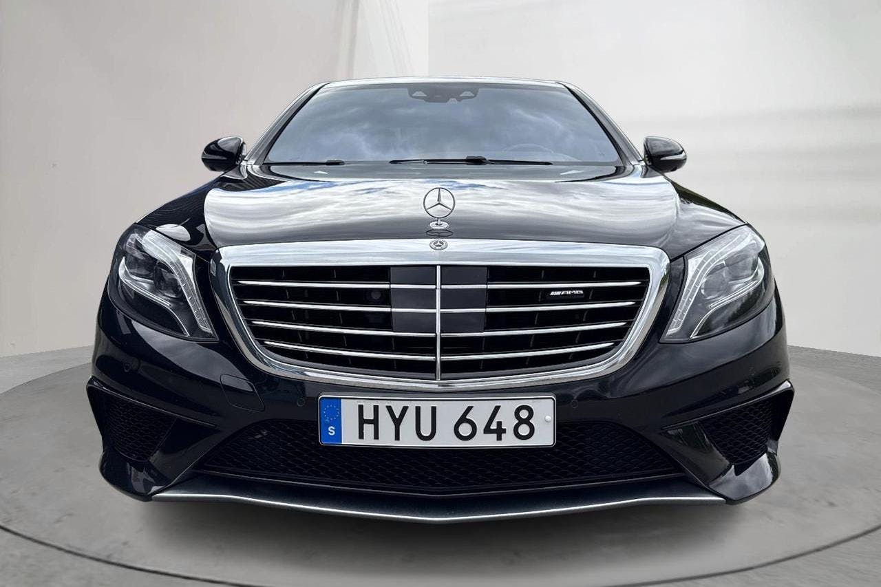 Mercedes S 63 L AMG W222 4MATIC (585hk) - 17 210 mil - Automat - svart - 2016