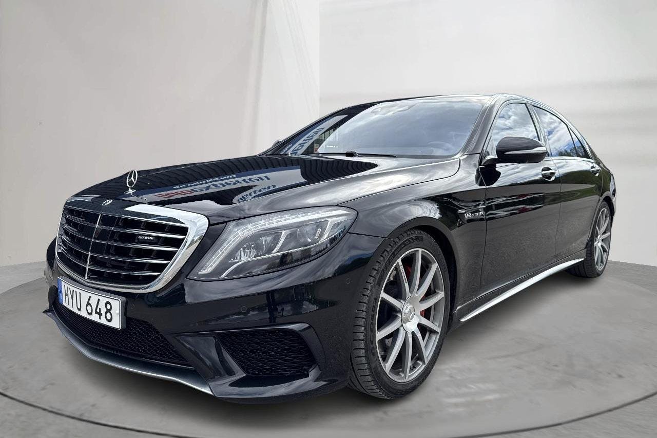 Mercedes S 63 L AMG W222 4MATIC (585hk) - 17 210 mil - Automat - svart - 2016