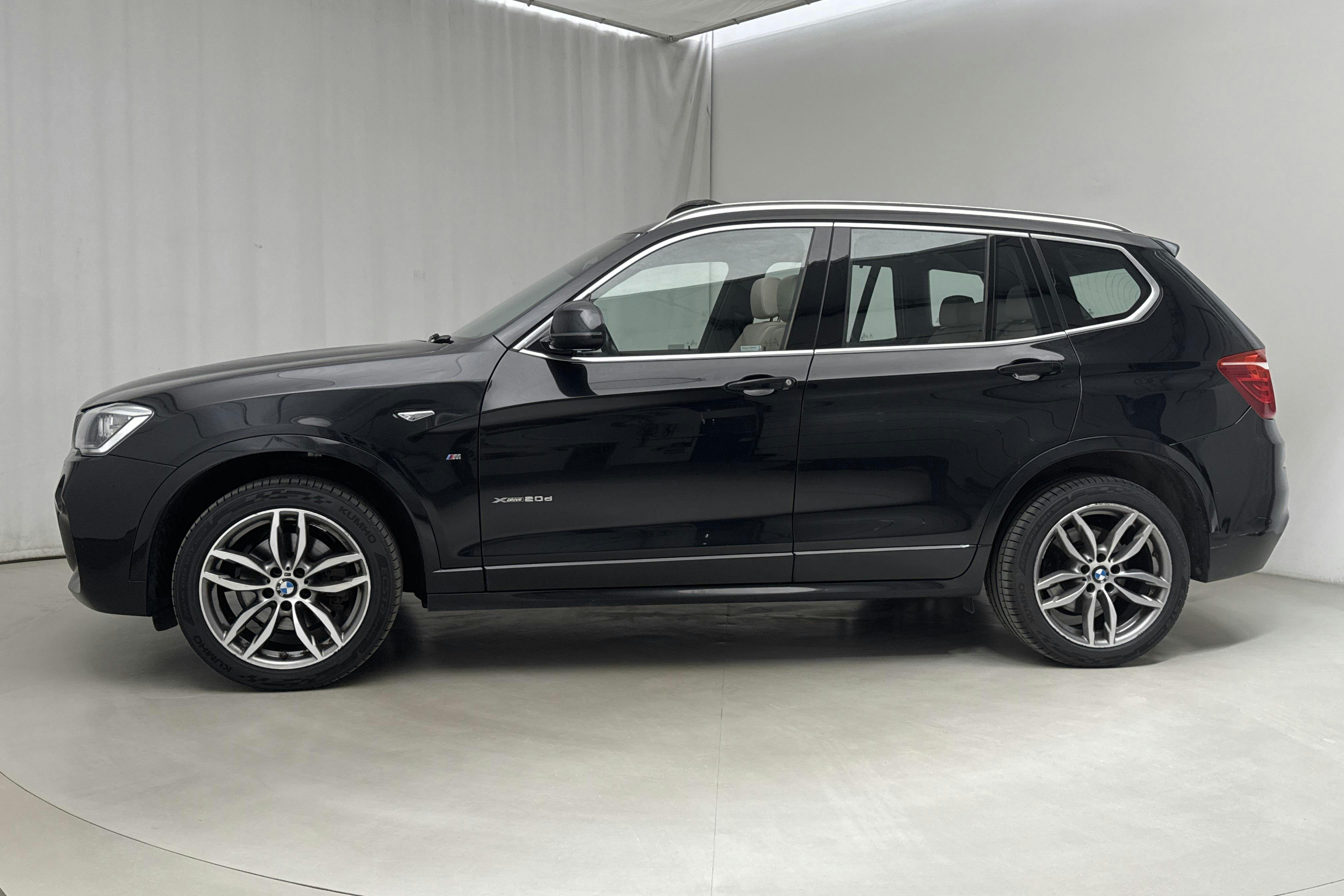 BMW X3 xDrive20d, F25 (190hk) - 21 235 mil - Automat - svart - 2017