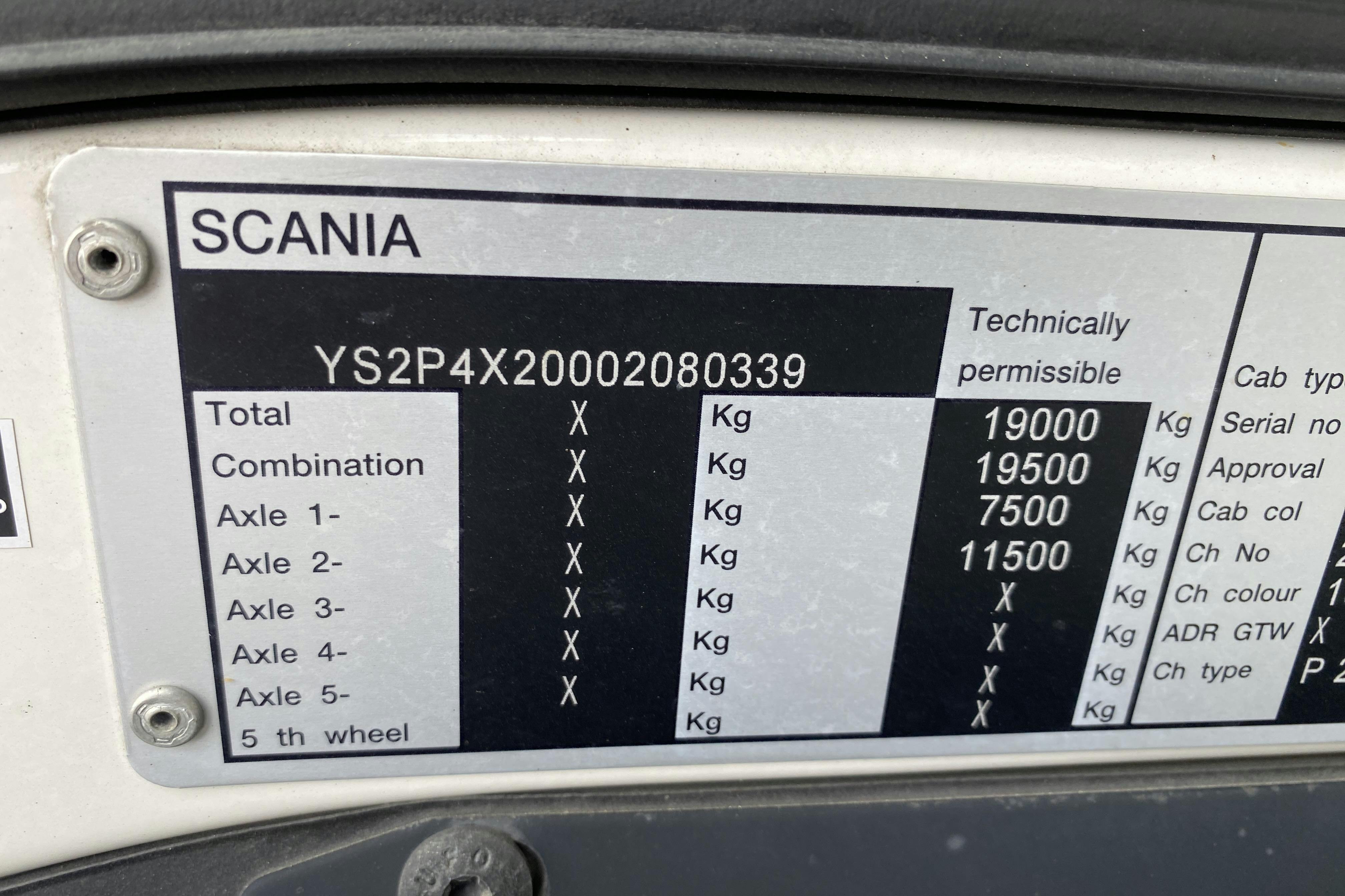 SCANIA P280 - 608 182 km - Automat - 2013