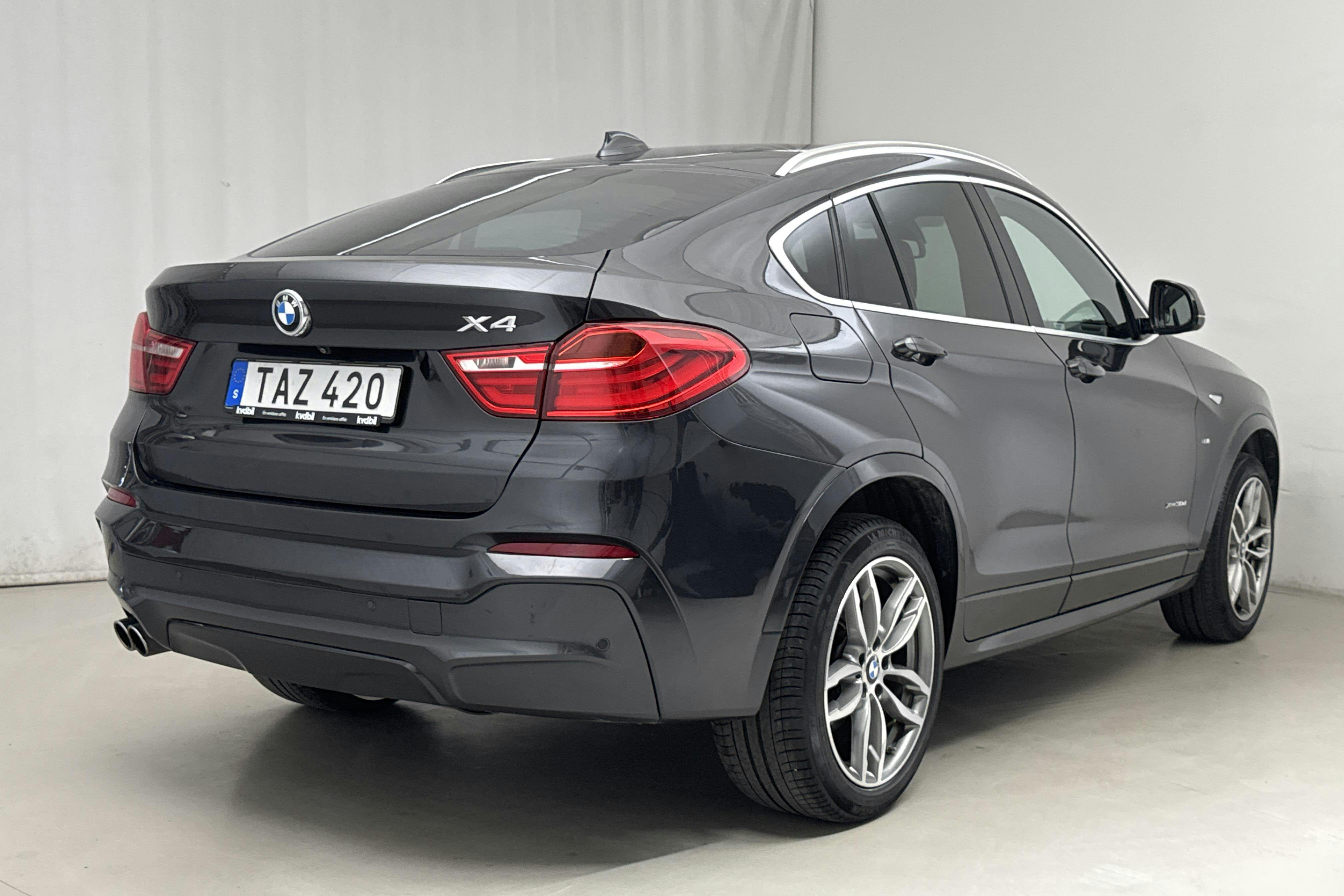 BMW X4 xDrive30d, F26 (258hk) - 16 360 mil - Automat - grå - 2017