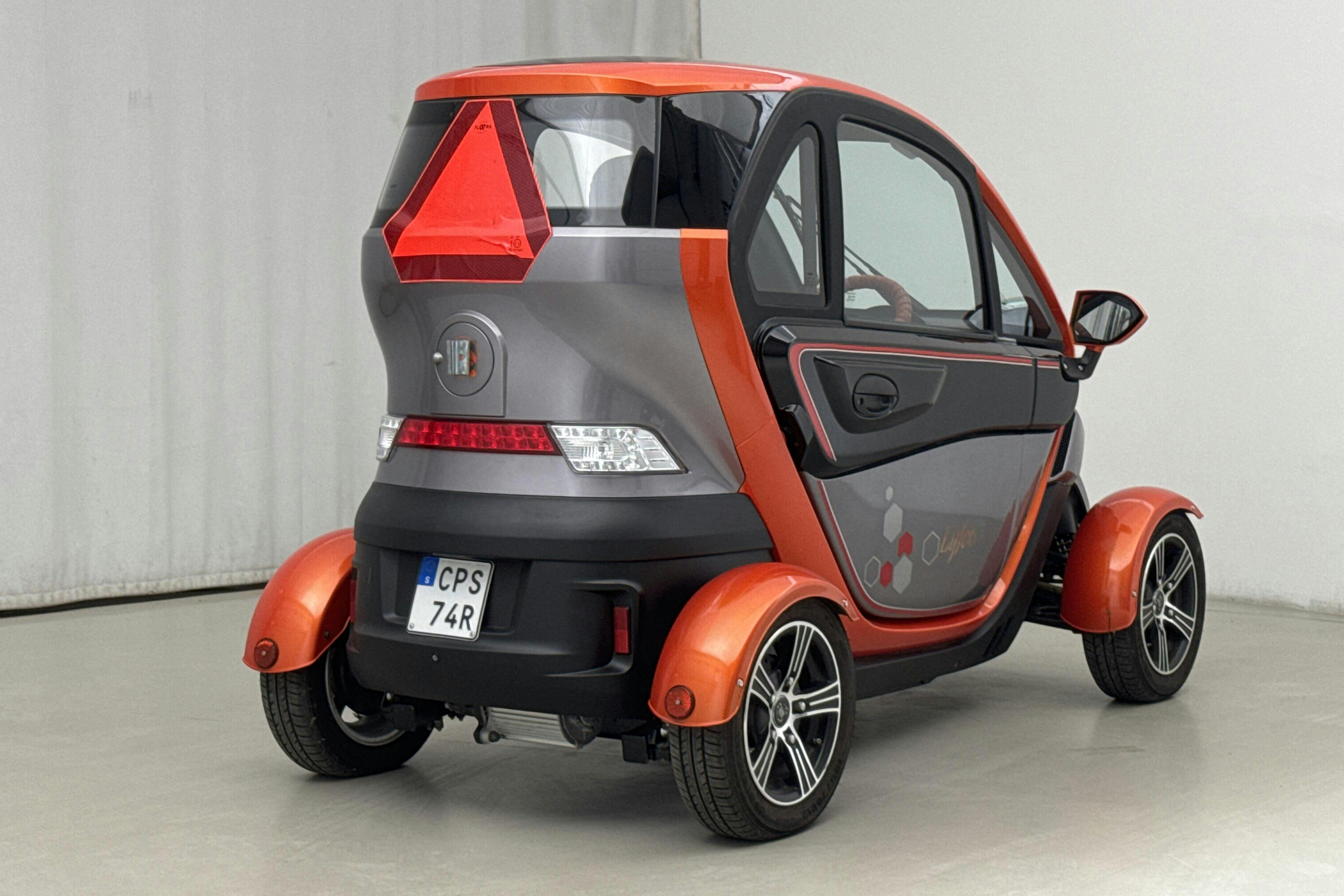 ANAIG Lyfco Eldriven Mopedbil KlassI - 162 mil - Automat - orange - 2021
