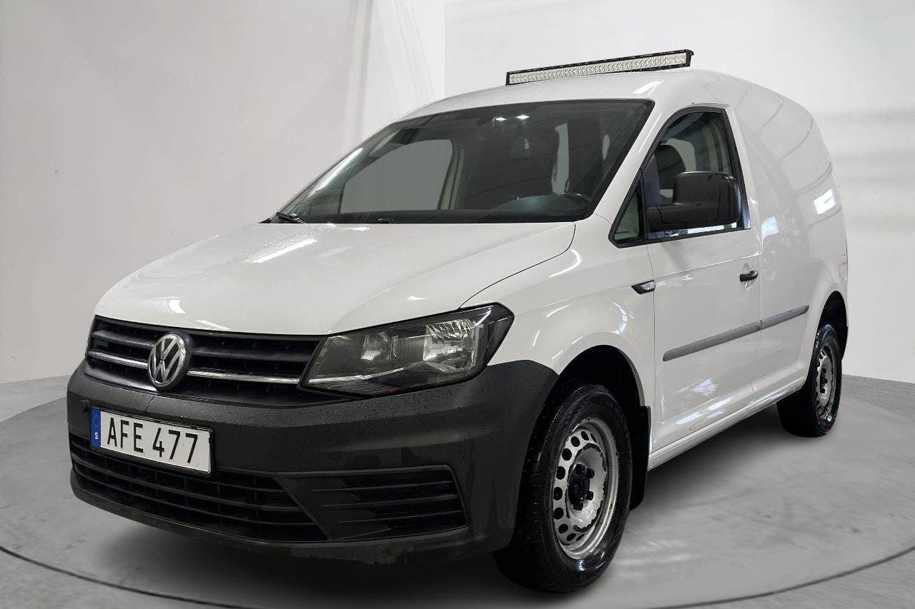VW Caddy 2.0 TDI Skåp 4MOTION (122hk) - 12 889 mil - Manuell - vit - 2018
