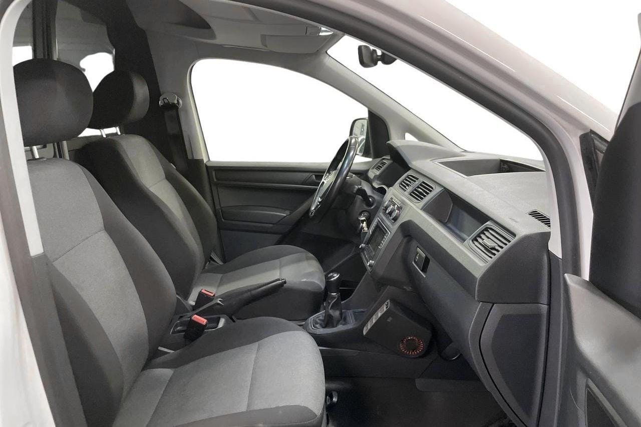 VW Caddy 2.0 TDI Skåp 4MOTION (122hk) - 12 889 mil - Manuell - vit - 2018
