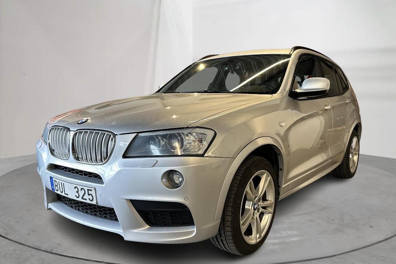 BMW X3 xDrive35d, F25 (313hk) - 264 280 km - Automatyczna - Light Grey - 2013