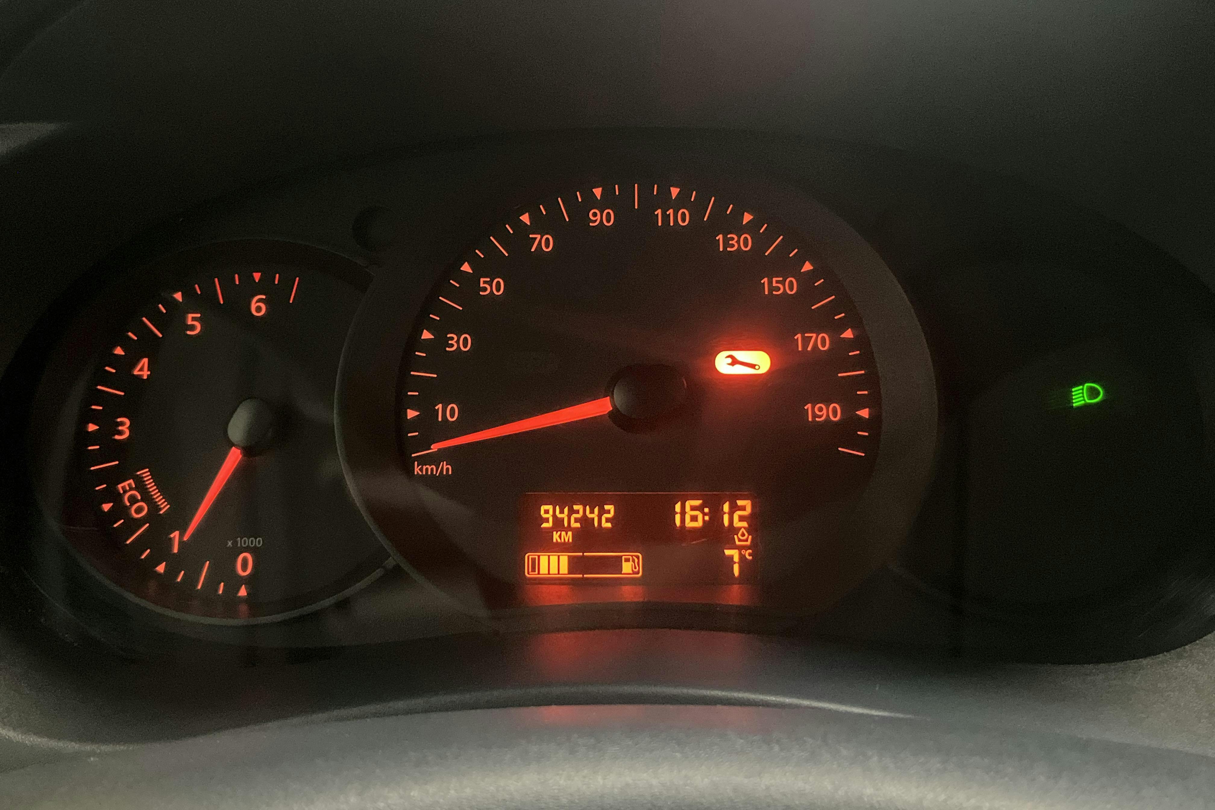 Renault Kangoo 1.5 dCi Skåp (75hk) - 9 425 mil - Manuell - vit - 2015
