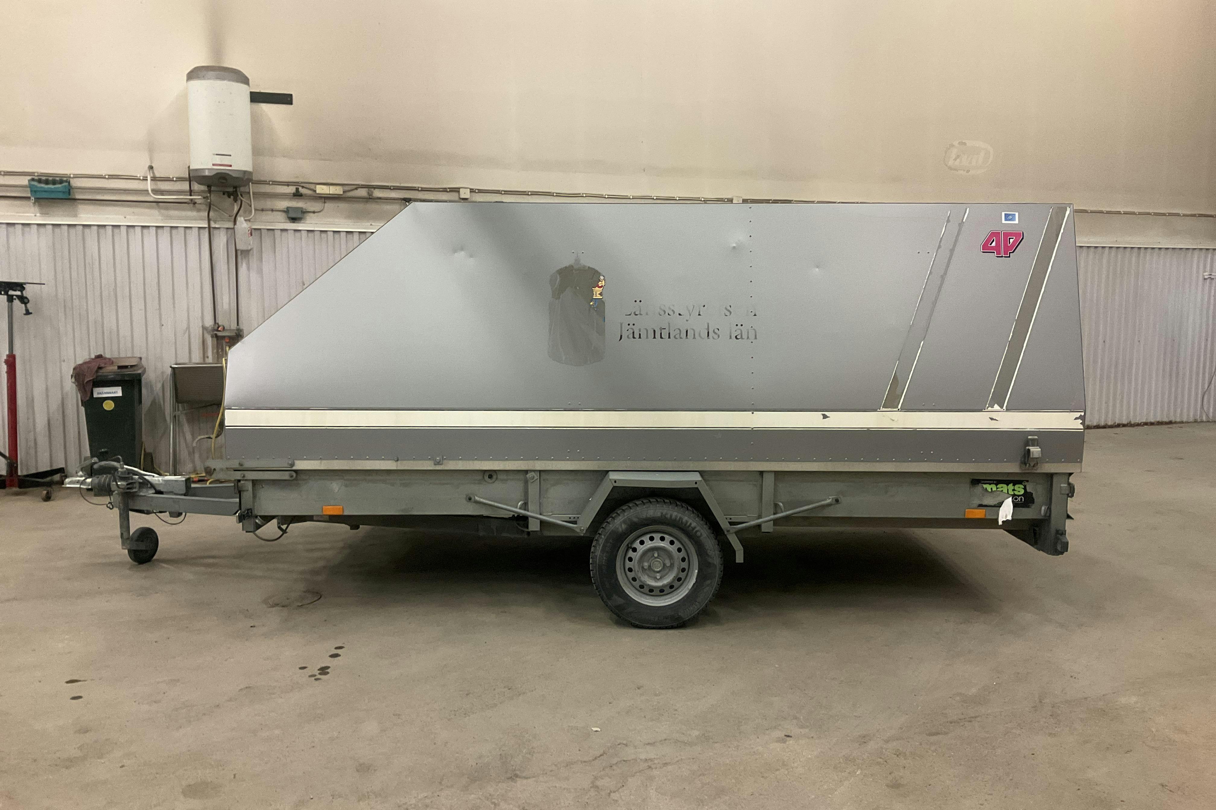 TIAB 4P 3710 TWIN XL Kåpsläpvagn med tippfunktion Släpvagn - 0 km - grå - 2012
