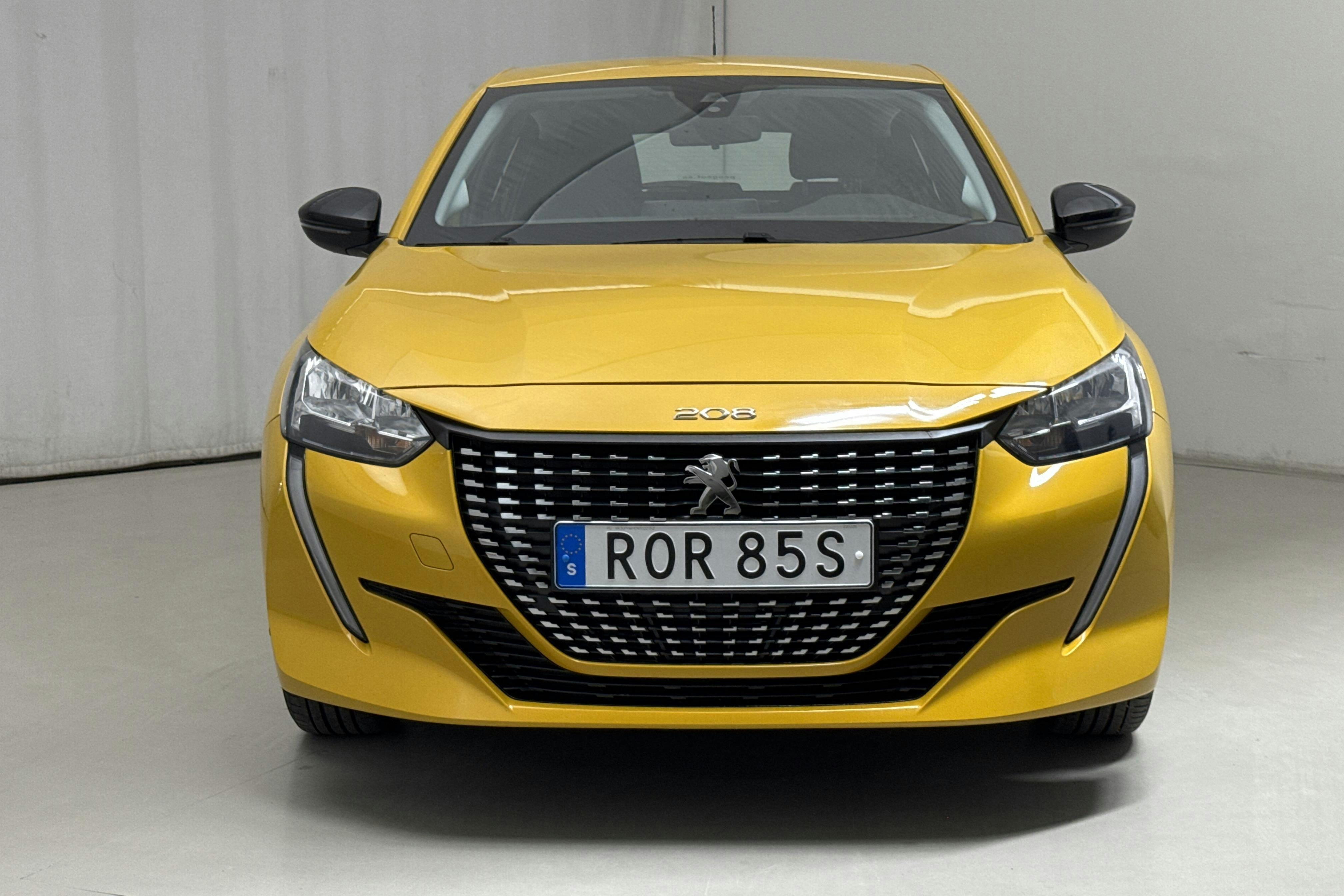 Peugeot 208 1.2 PureTech 5dr (75hk) - 39 490 km - Manual - yellow - 2022