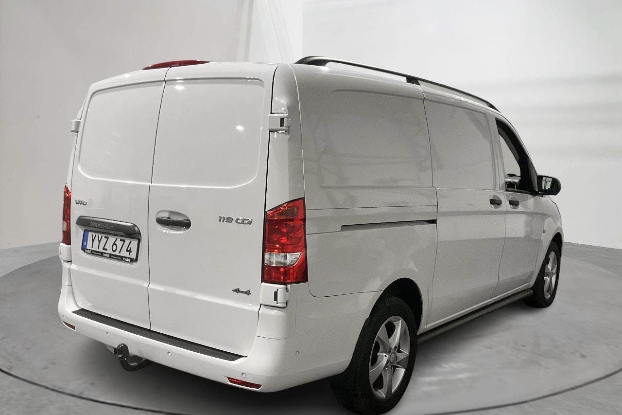 MB Vito 119 BlueTEC 4x4 W640 (190hk) - 16 574 mil - Automat - vit - 2018