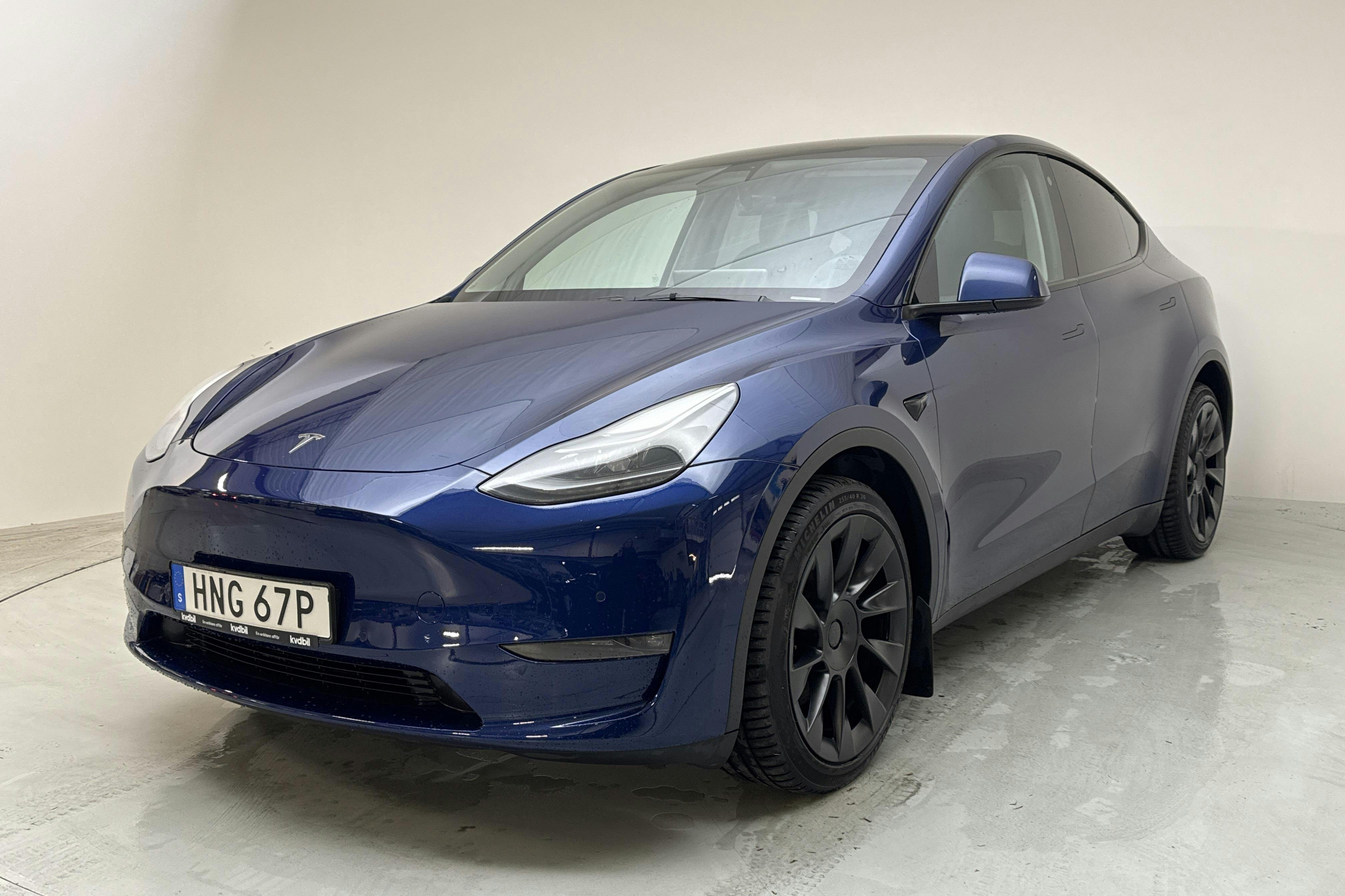 Tesla Model Y Long Range Dual Motor AWD - 10 593 mil - Automat - blå - 2021