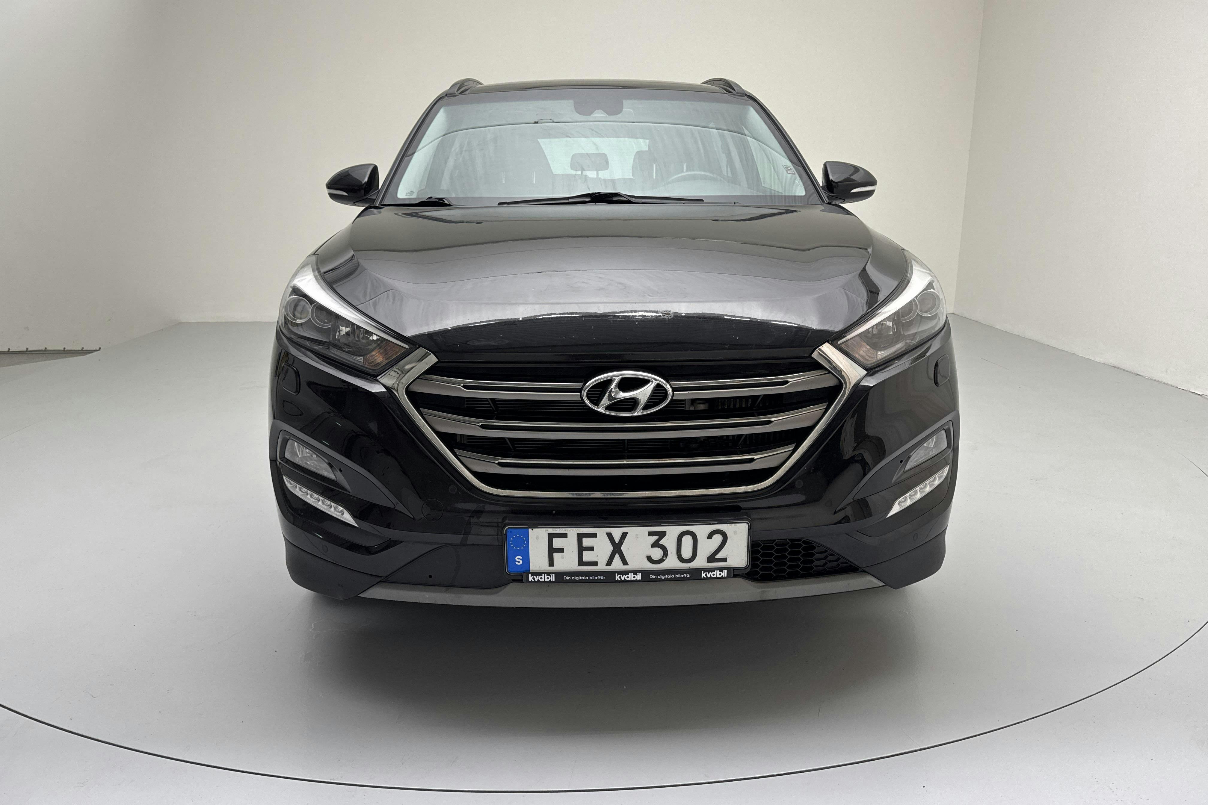 Hyundai Tucson 2.0 D 4WD (184hk) - 10 611 mil - Automat - svart - 2017