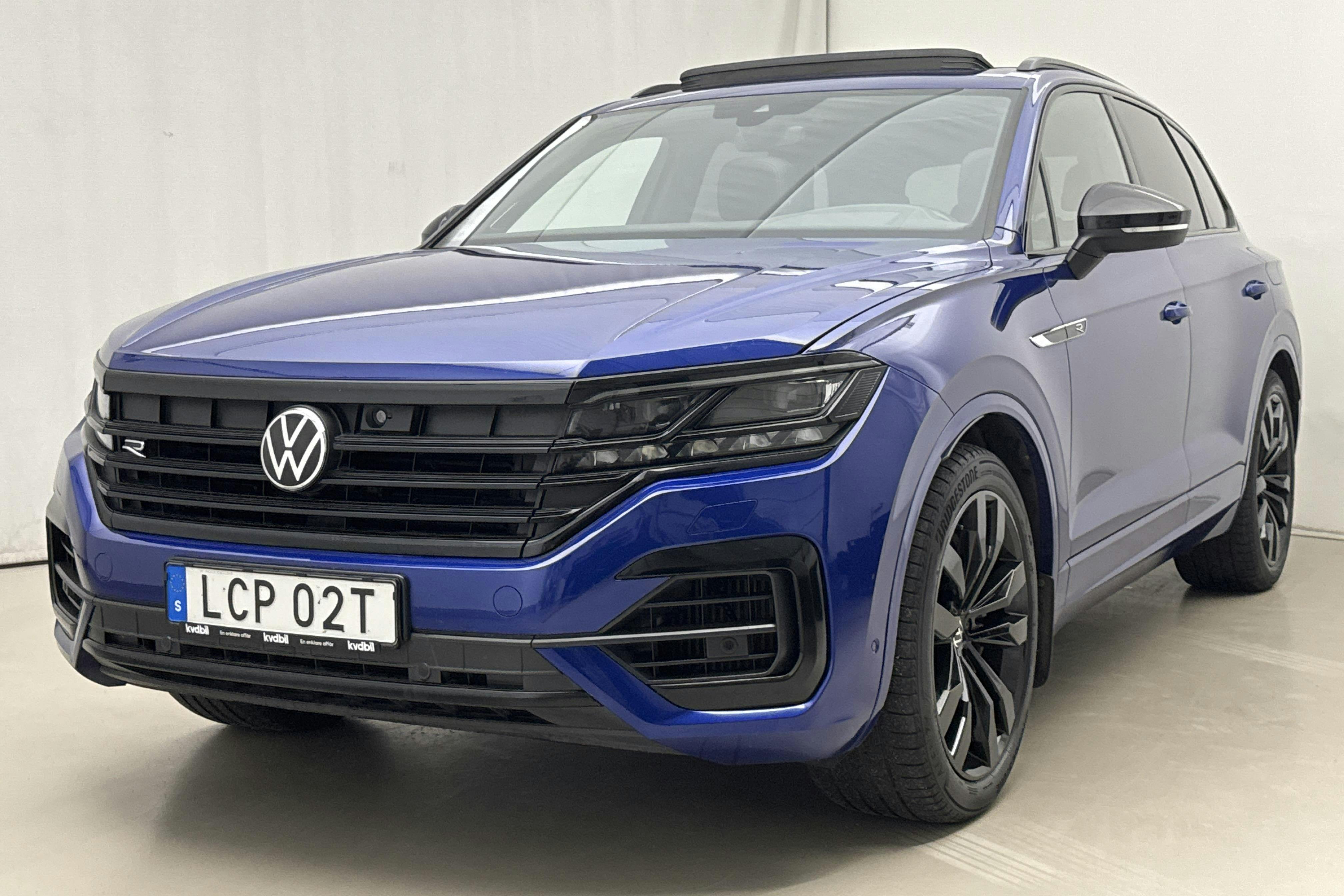 VW Touareg R V6 TSI e-Hybrid 4Motion (462hk) - 102 300 km - Automatic - blue - 2021