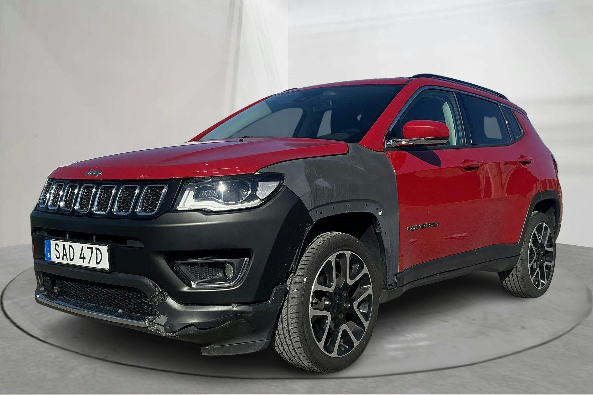 Jeep Compass 1.4 Multiair 4WD (170hk) - 7 770 mil - Automat - röd - 2019