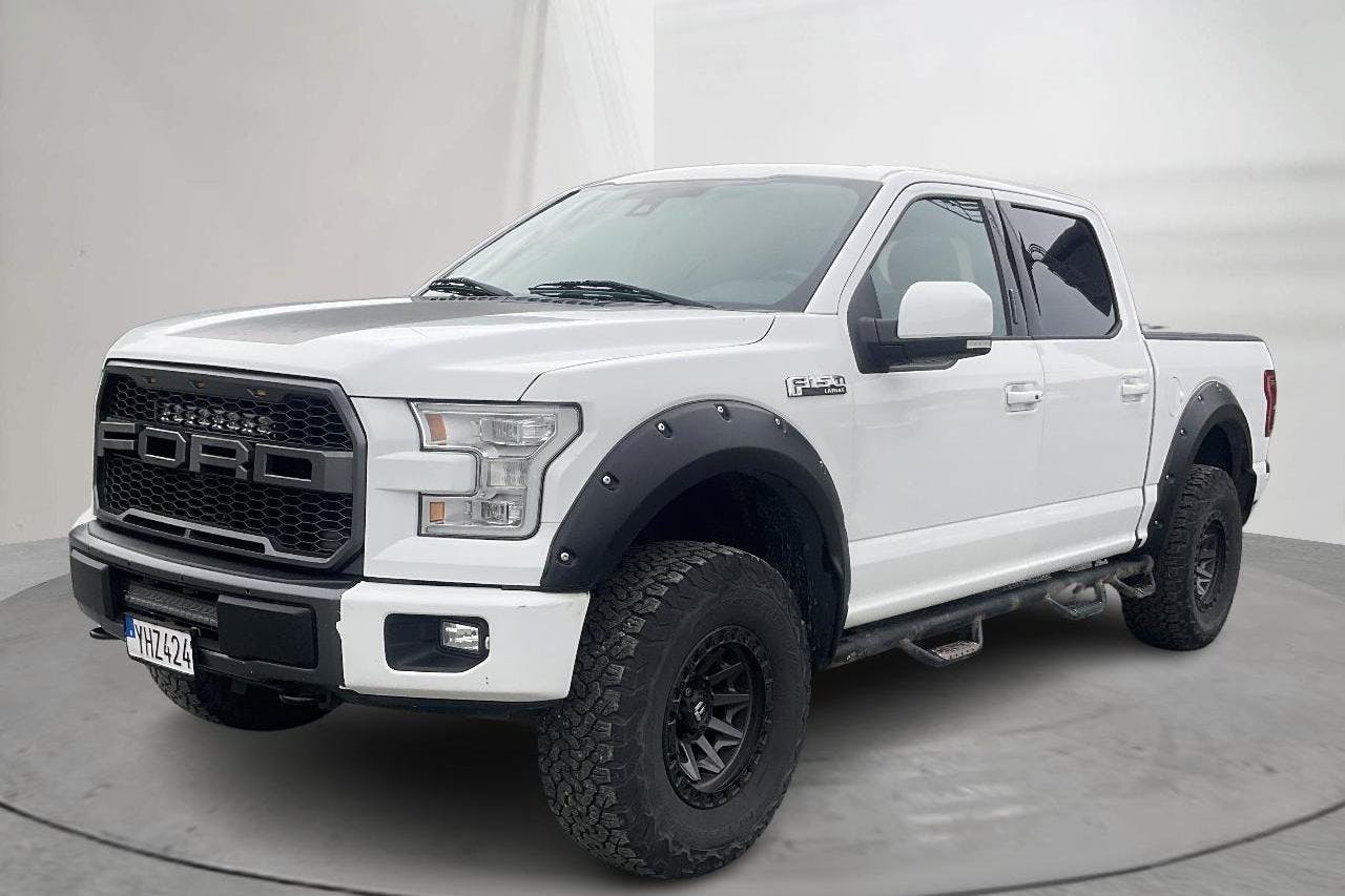 Presentationsfoto 1 av 22: Ford F-150 SuperCrew (390hk) - 12 965 mil - Automat - vit - 2017