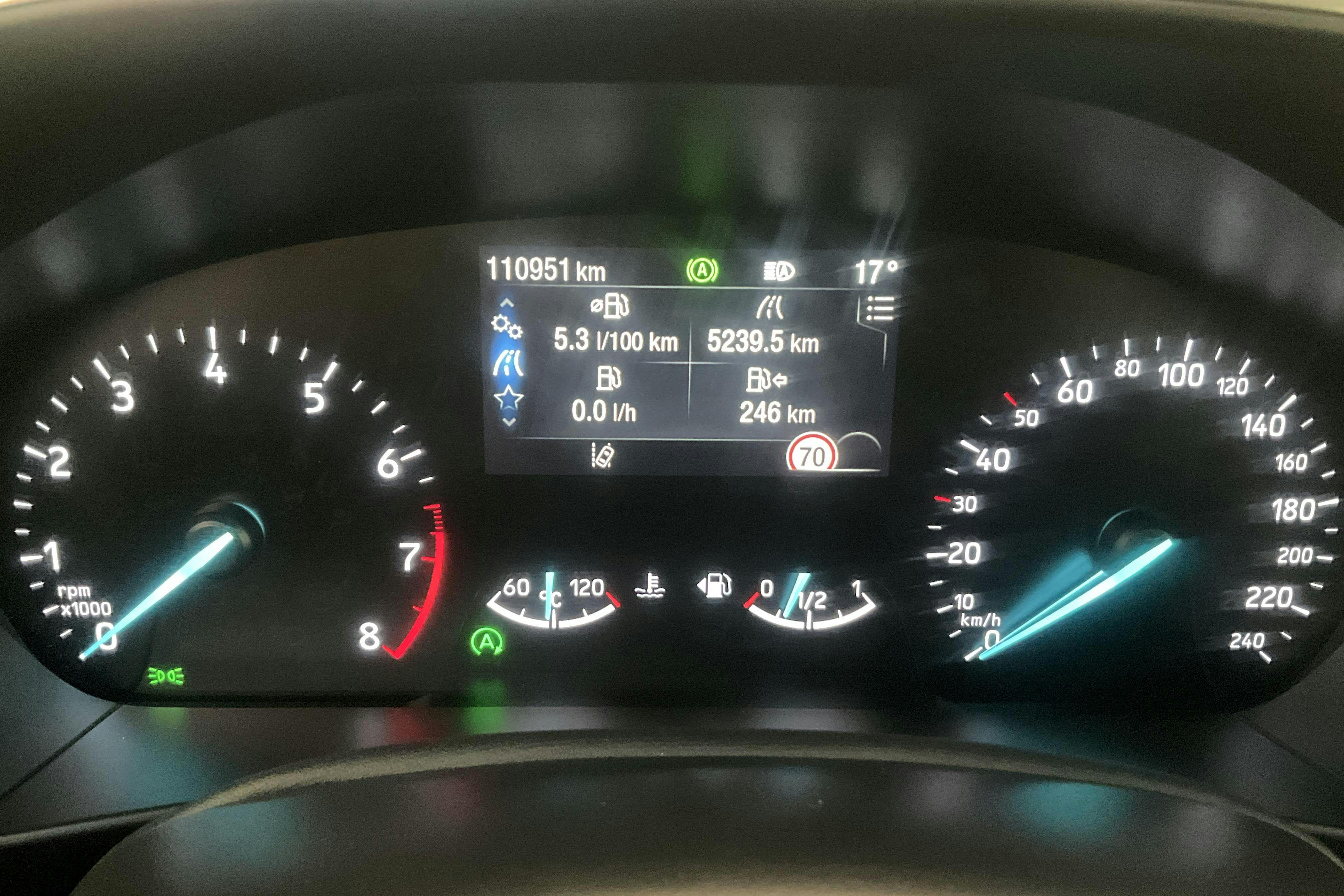 Ford Focus Active Kombi 1.0T EcoBoost MHEV (125hk) - 11 095 mil - Manuell - blå - 2021