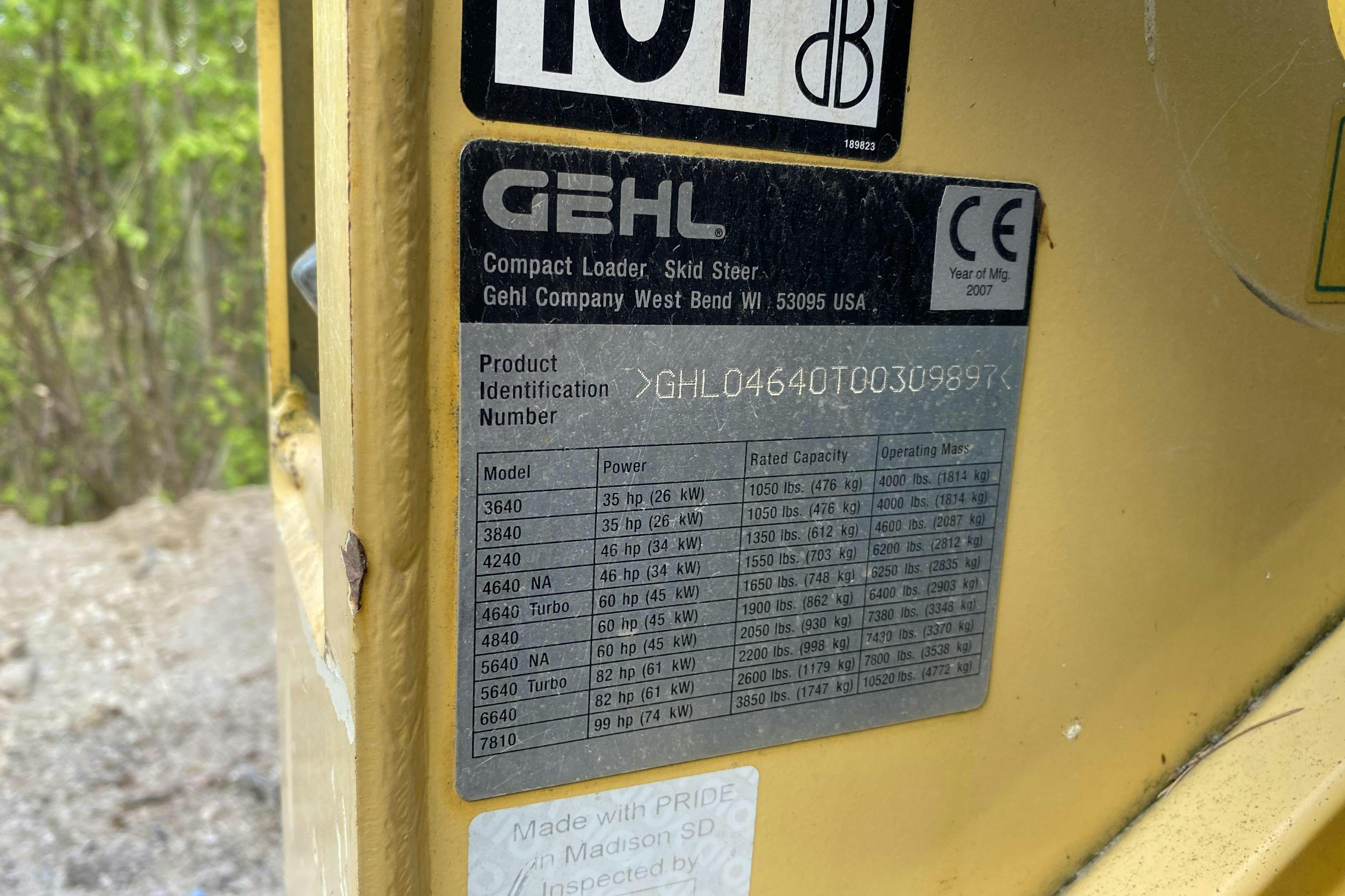 GEHL SL4640 -  - 2007
