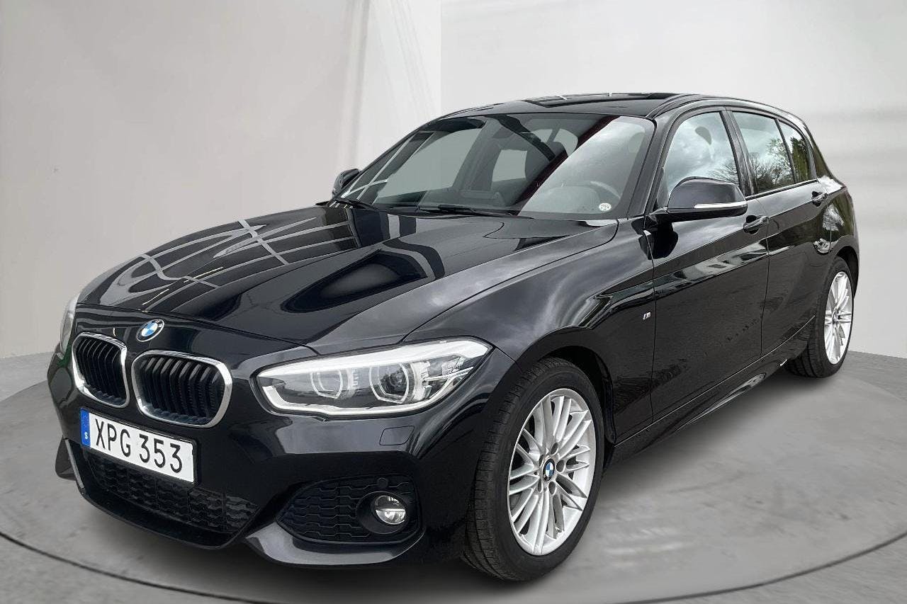 BMW 118i 5dr, F20 (136hk) - 80 520 km - Manualna - czarny - 2018
