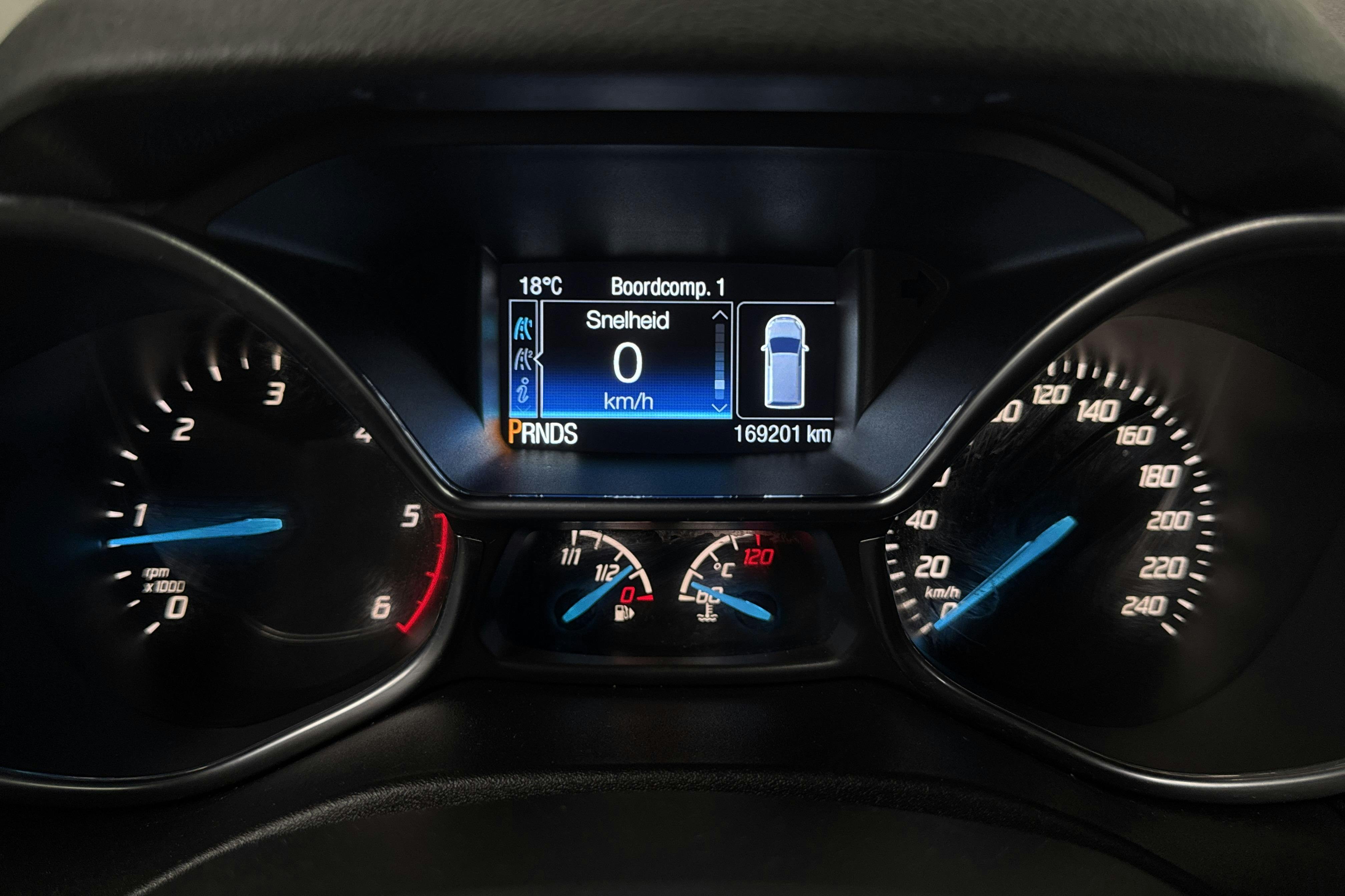 Ford Transit Connect 1.5 TDCi (120hk) - 16 920 mil - Automat - blå - 2017