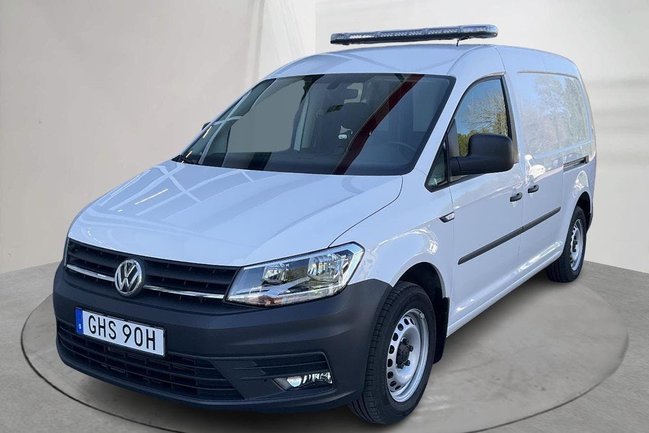 VW Caddy 2.0 TDI Maxi Skåp (102hk) - 1 310 mil - Automat - vit - 2020