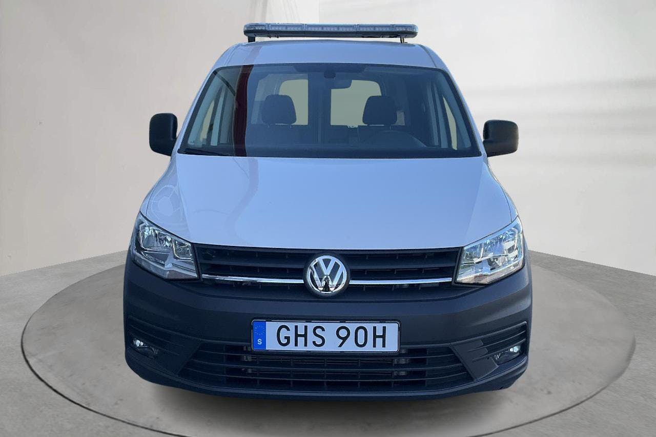VW Caddy 2.0 TDI Maxi Skåp (102hk) - 1 310 mil - Automat - vit - 2020