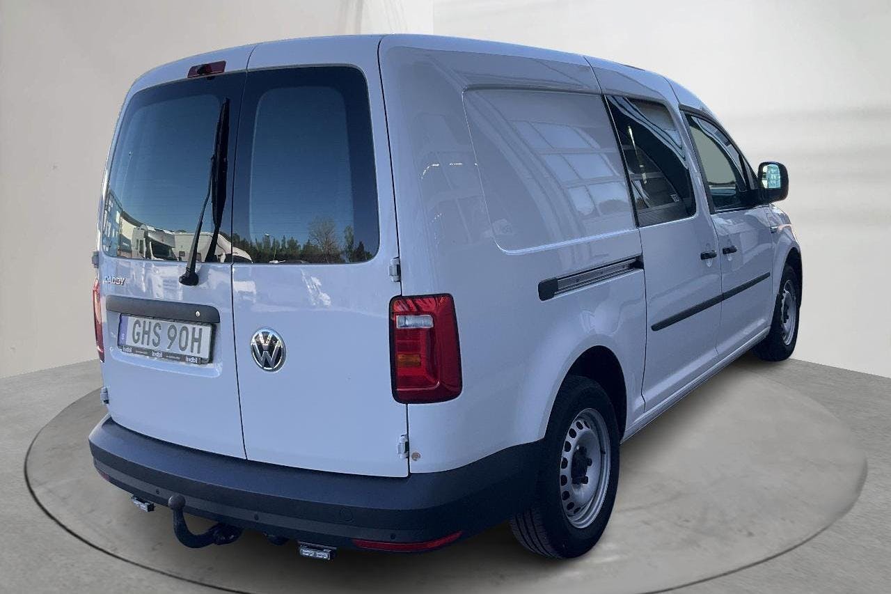 VW Caddy 2.0 TDI Maxi Skåp (102hk) - 1 310 mil - Automat - vit - 2020