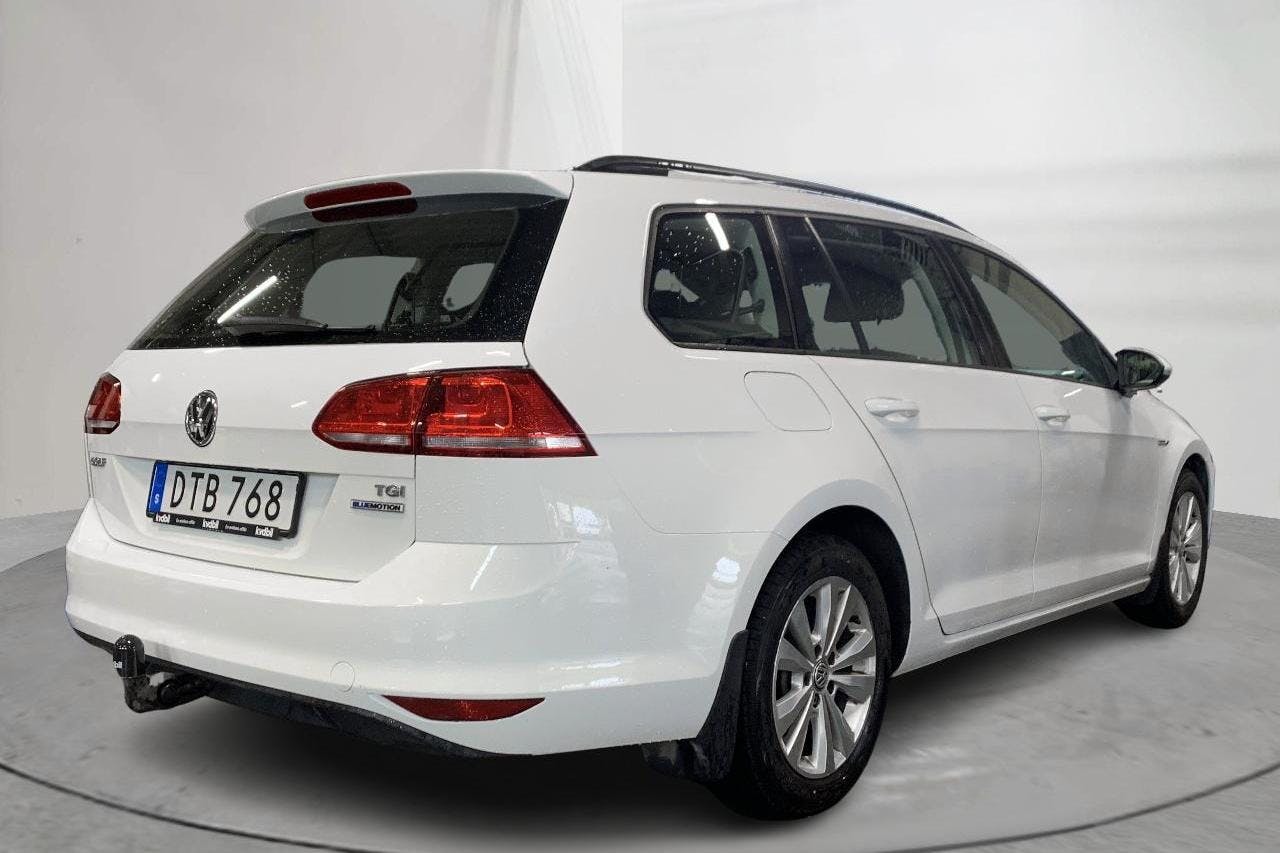 VW Golf VII 1.4 TGI BlueMotion Sportscombi (110hk) - 78 120 km - Manual - white - 2015