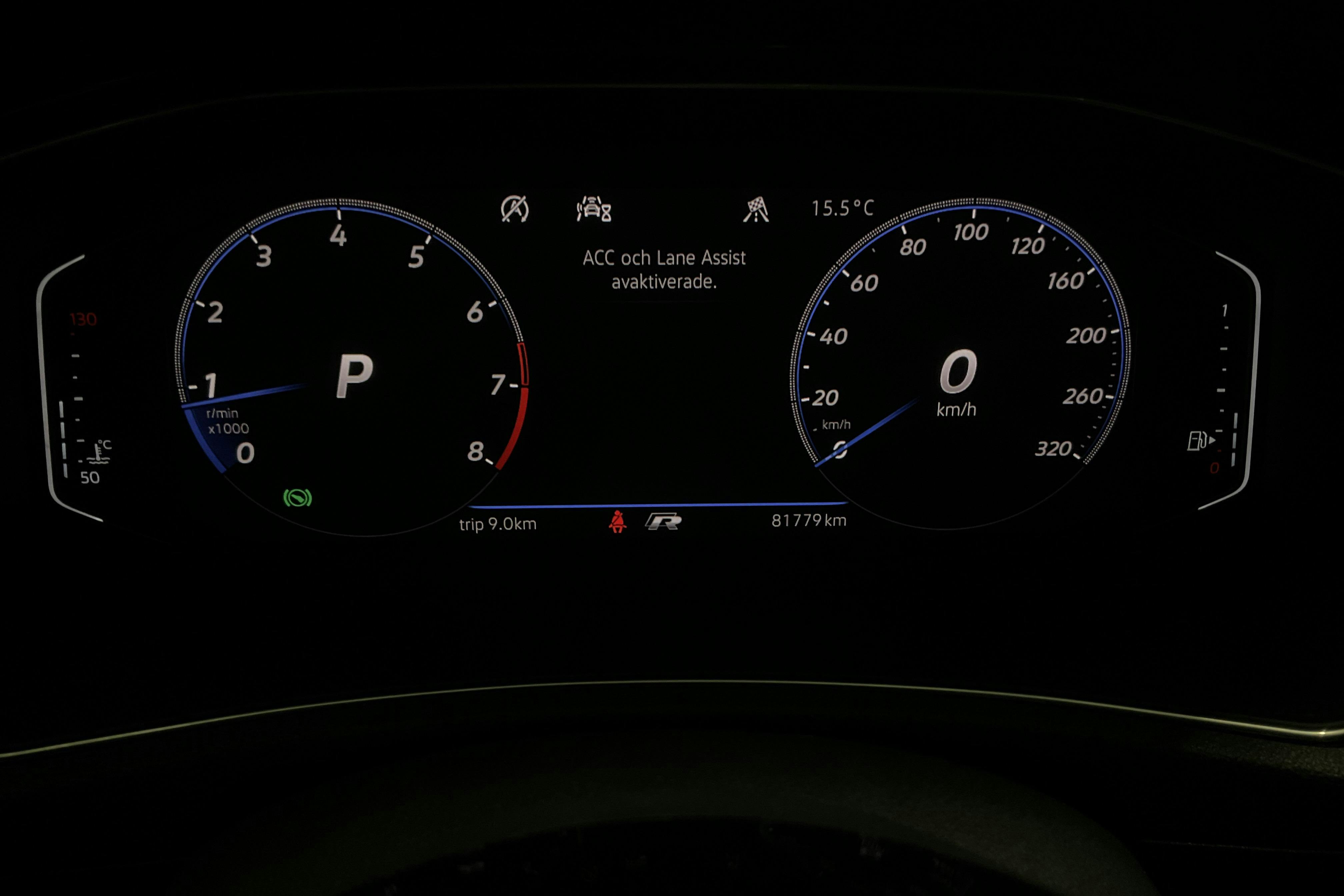 VW T-Roc R 2.0 TSI 4MOTION (300hk) - 8 177 mil - Automat - blå - 2020