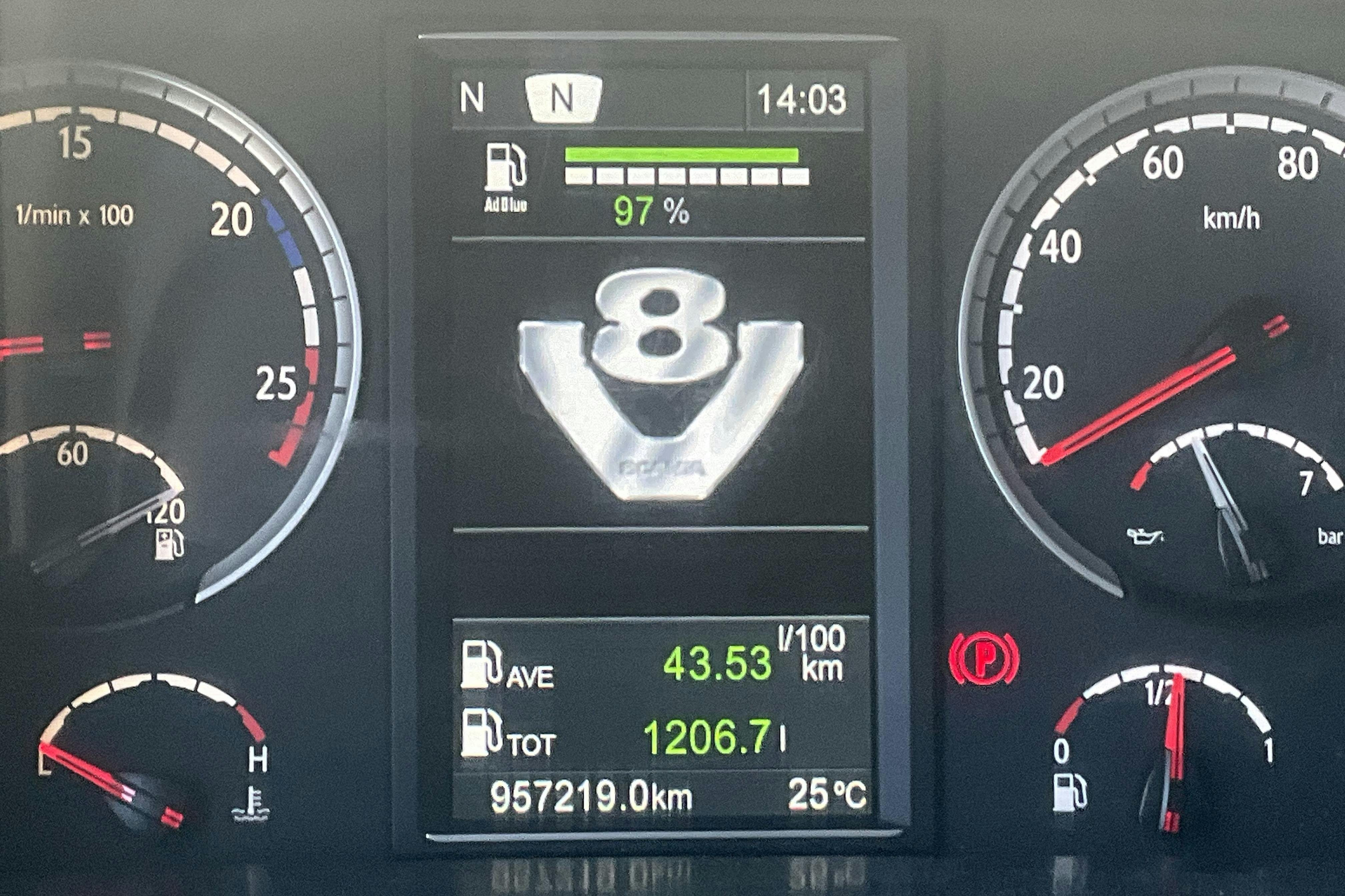 Scania R560 - 957 218 km - Automat - vit - 2013