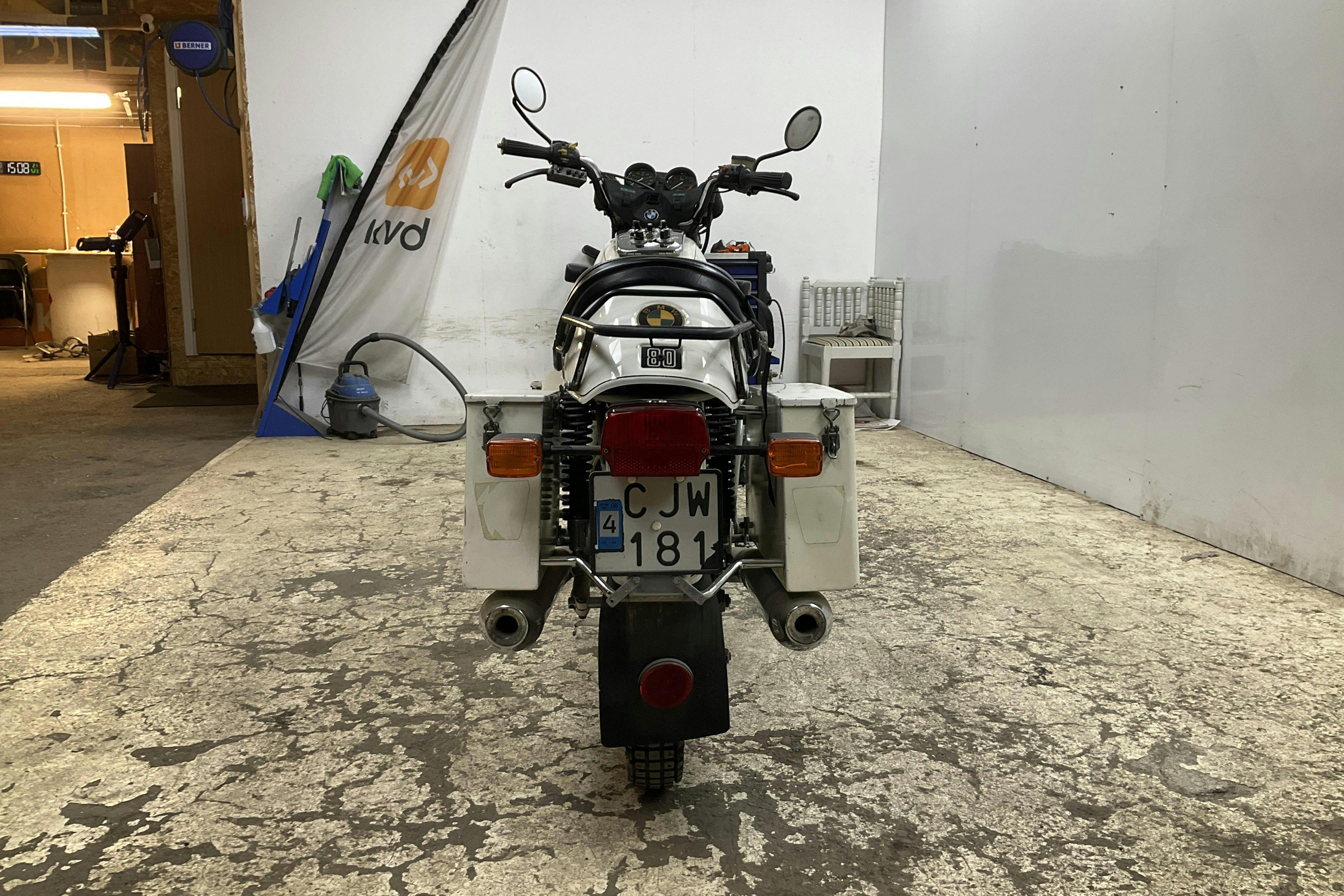 BMW R 80 Motorcykel (Rep.Objekt) - 5 267 mil - Manuell - vit - 1984