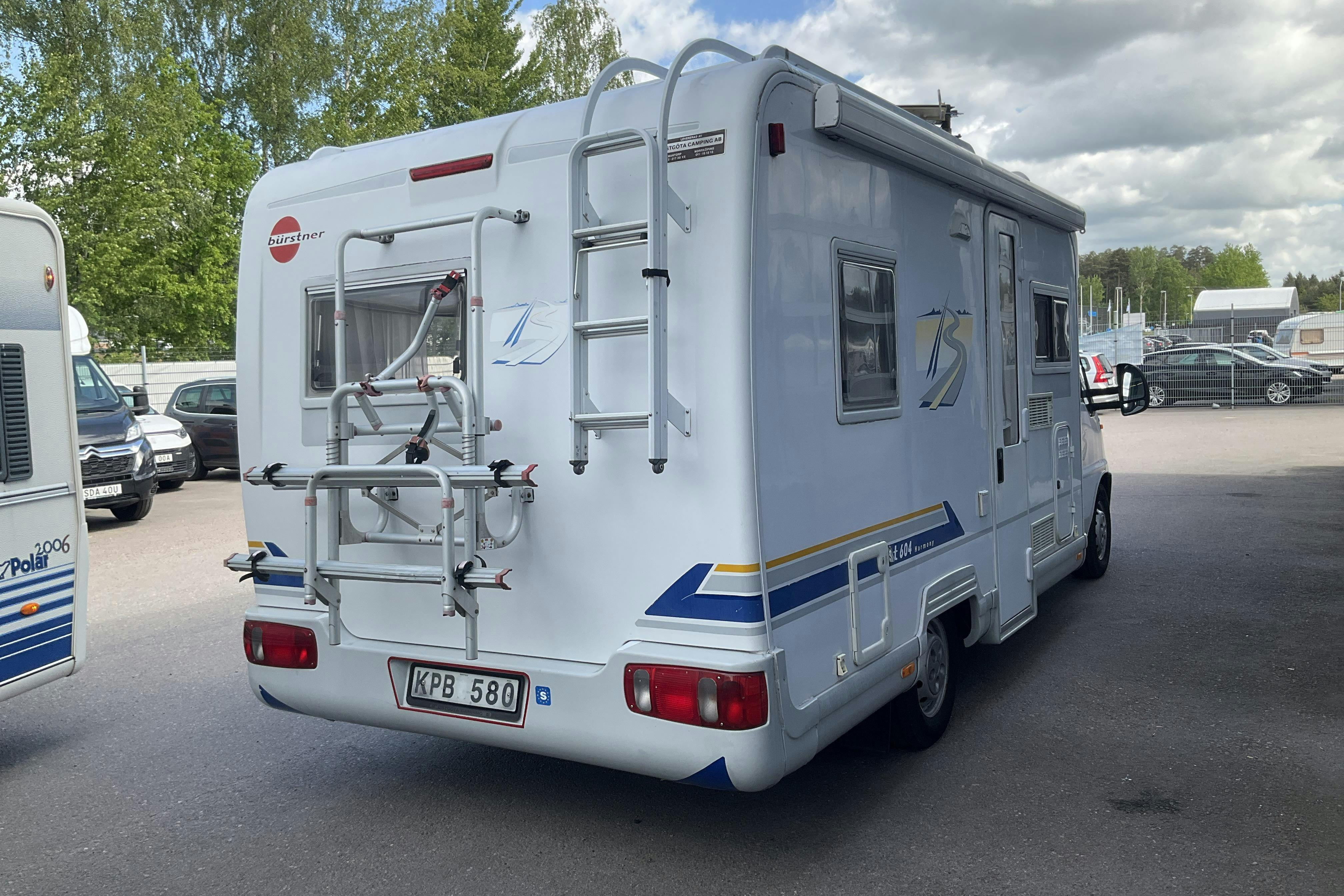 FIAT burstner t 604 Harmony Husbil - 14 308 mil - Manuell - vit - 2000