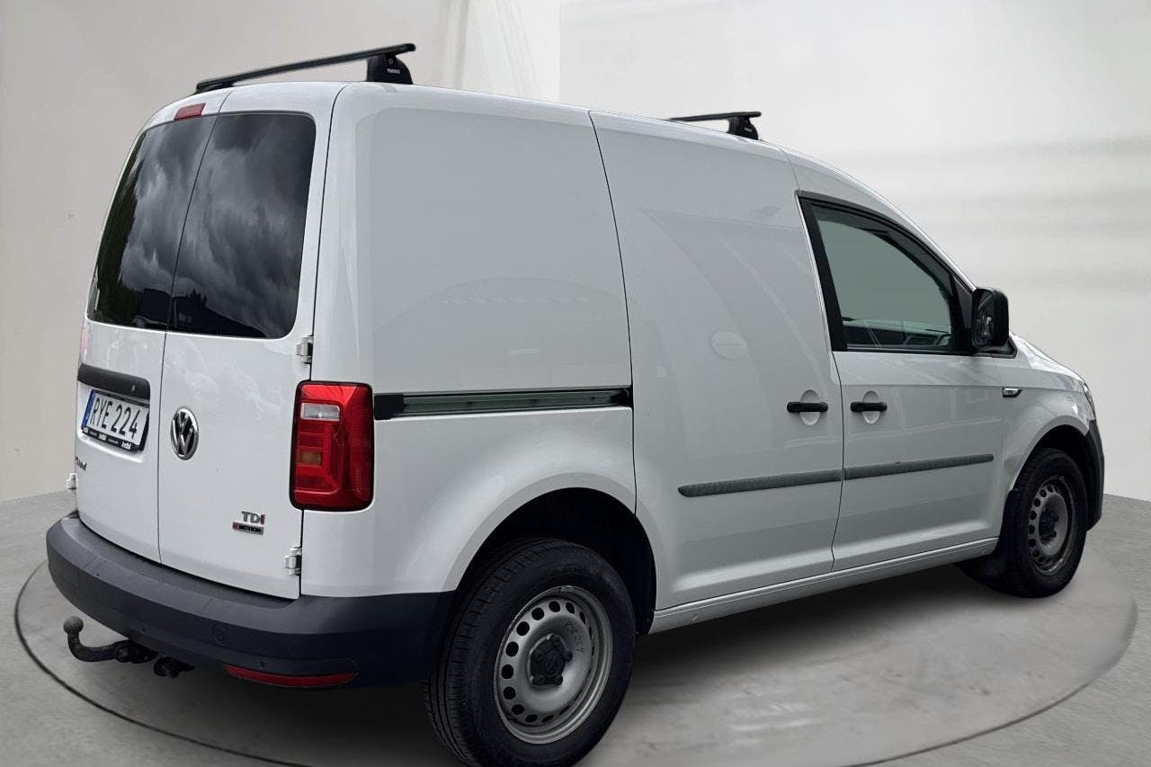 VW Caddy 2.0 TDI Skåp 4MOTION (122hk) - 5 329 mil - Manuell - vit - 2018