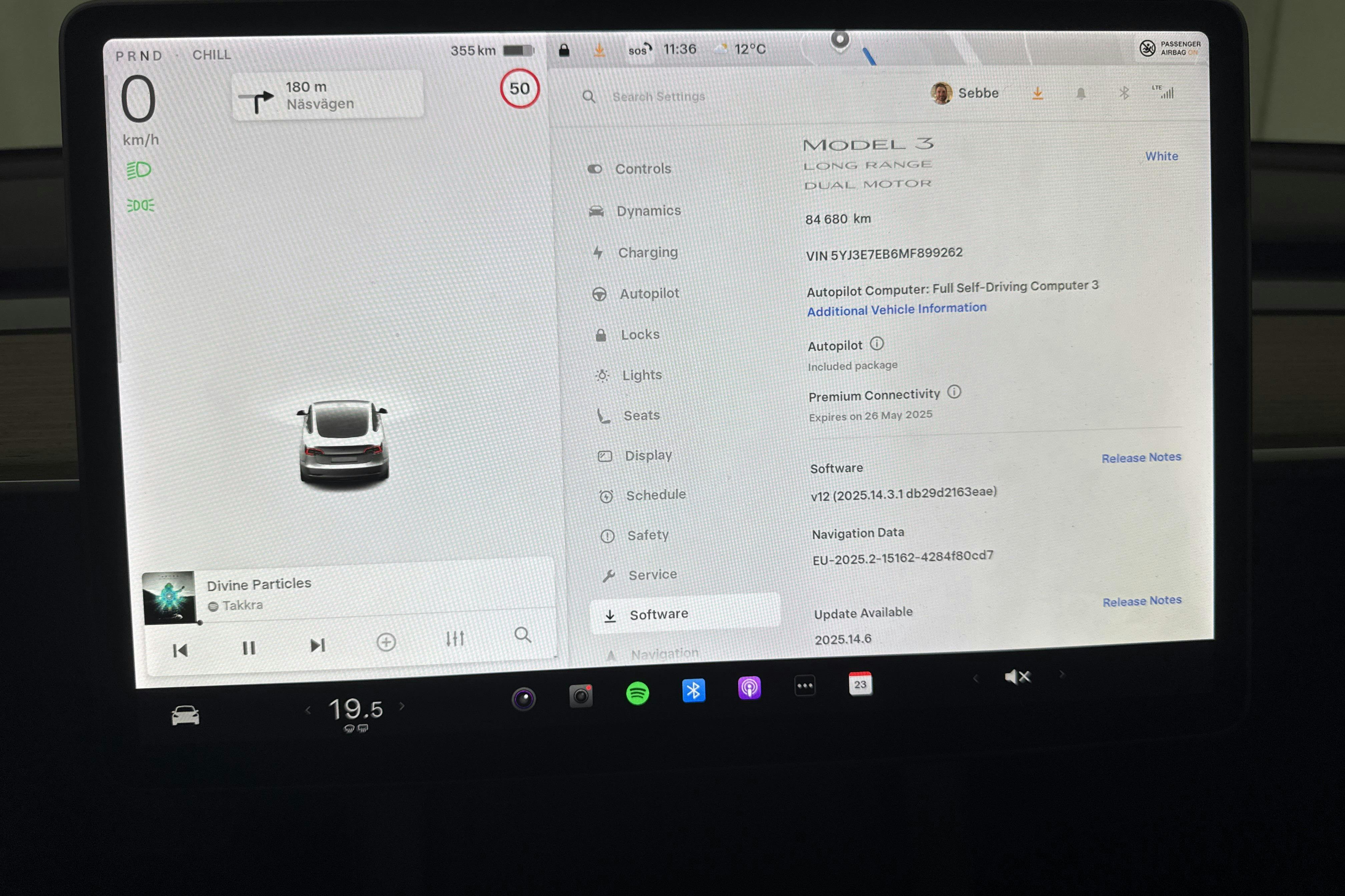 Tesla Model 3 Long Range Dual Motor AWD - 8 468 mil - Automat - vit - 2021