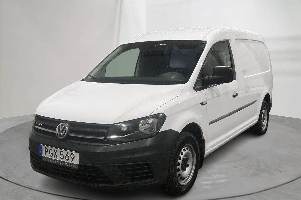 VW Caddy 1.4 TGI Maxi Skåp (110hk) - 219 860 km - Automatyczna - biały - 2017