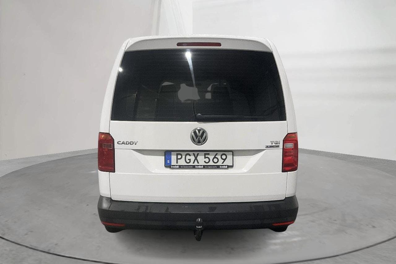 VW Caddy 1.4 TGI Maxi Skåp (110hk) - 21 986 mil - Automat - vit - 2017