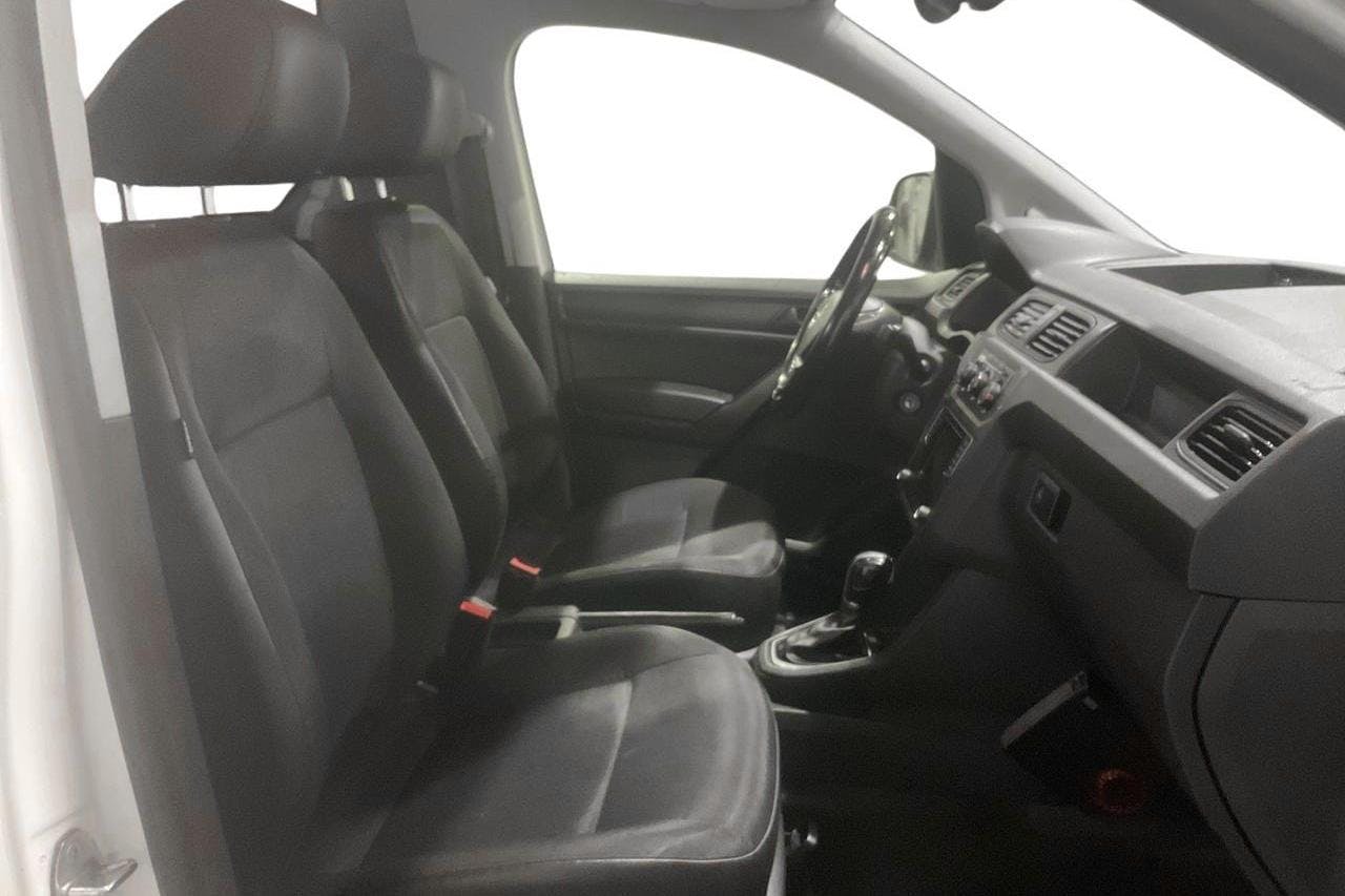 VW Caddy 1.4 TGI Maxi Skåp (110hk) - 21 986 mil - Automat - vit - 2017