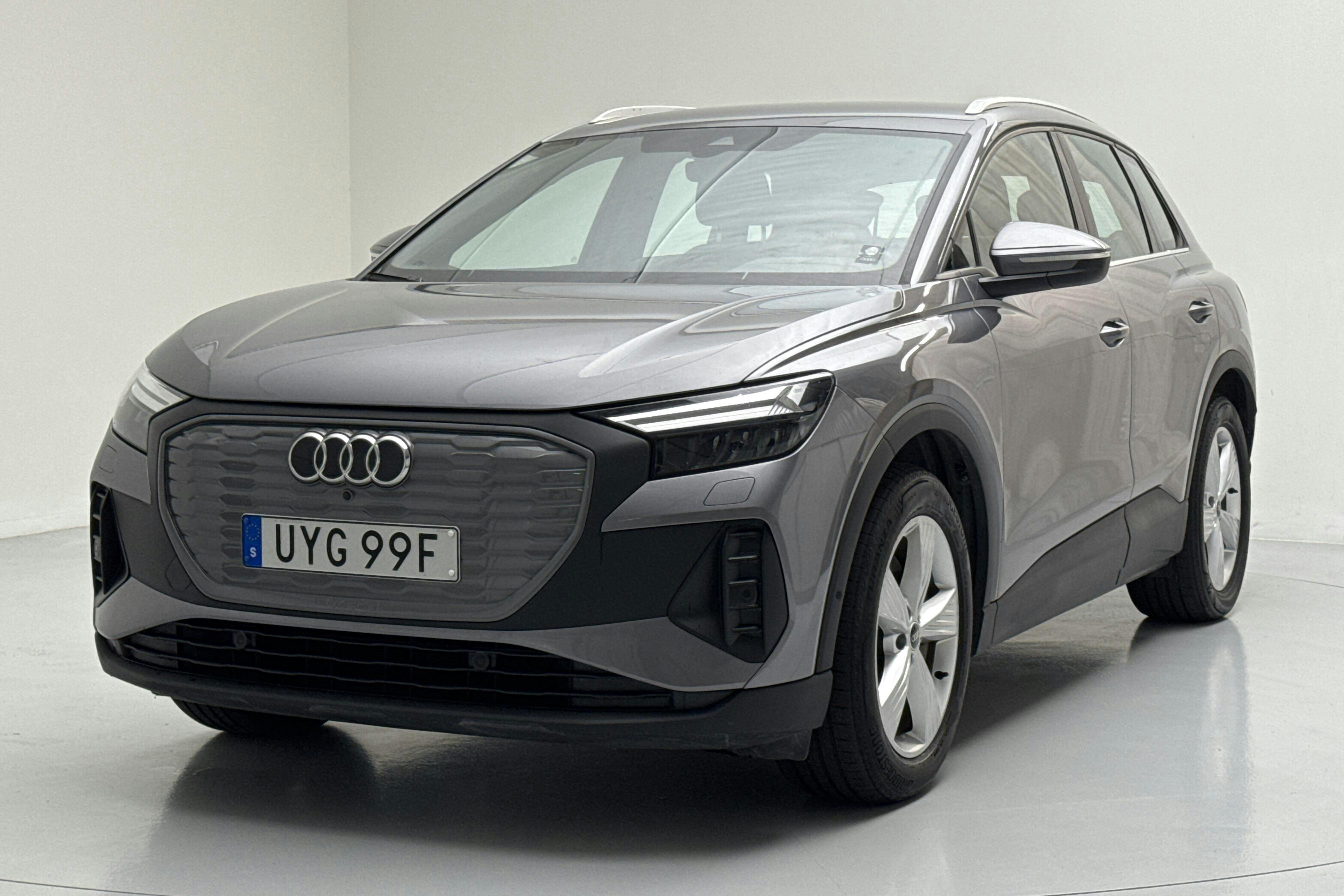 Audi Q4 40 e-tron 77 kWh (204hk) - 92 200 km - Automaattinen - harmaa - 2023