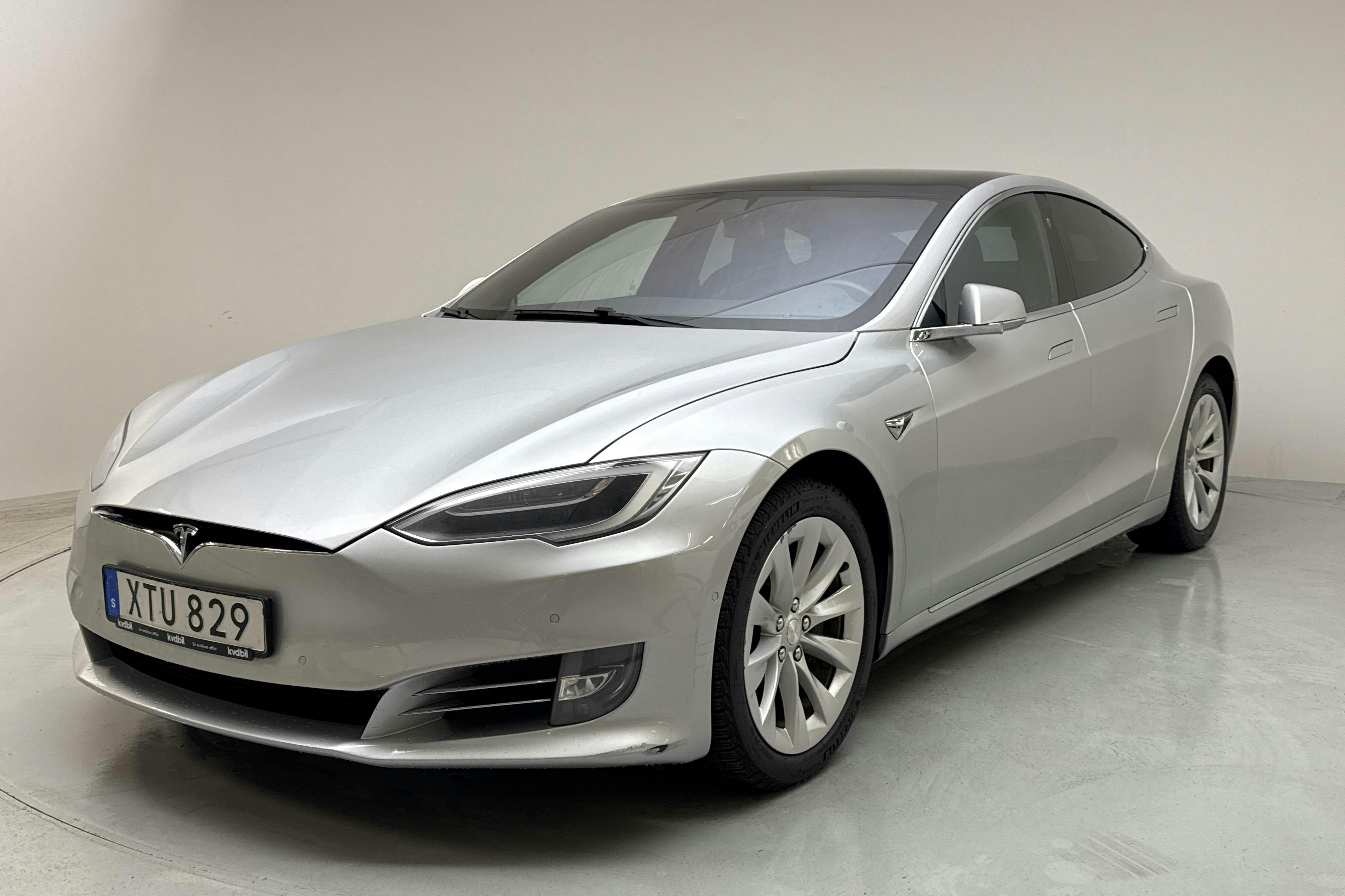 Tesla Model S 100D - 21 453 mil - Automat - grå - 2018